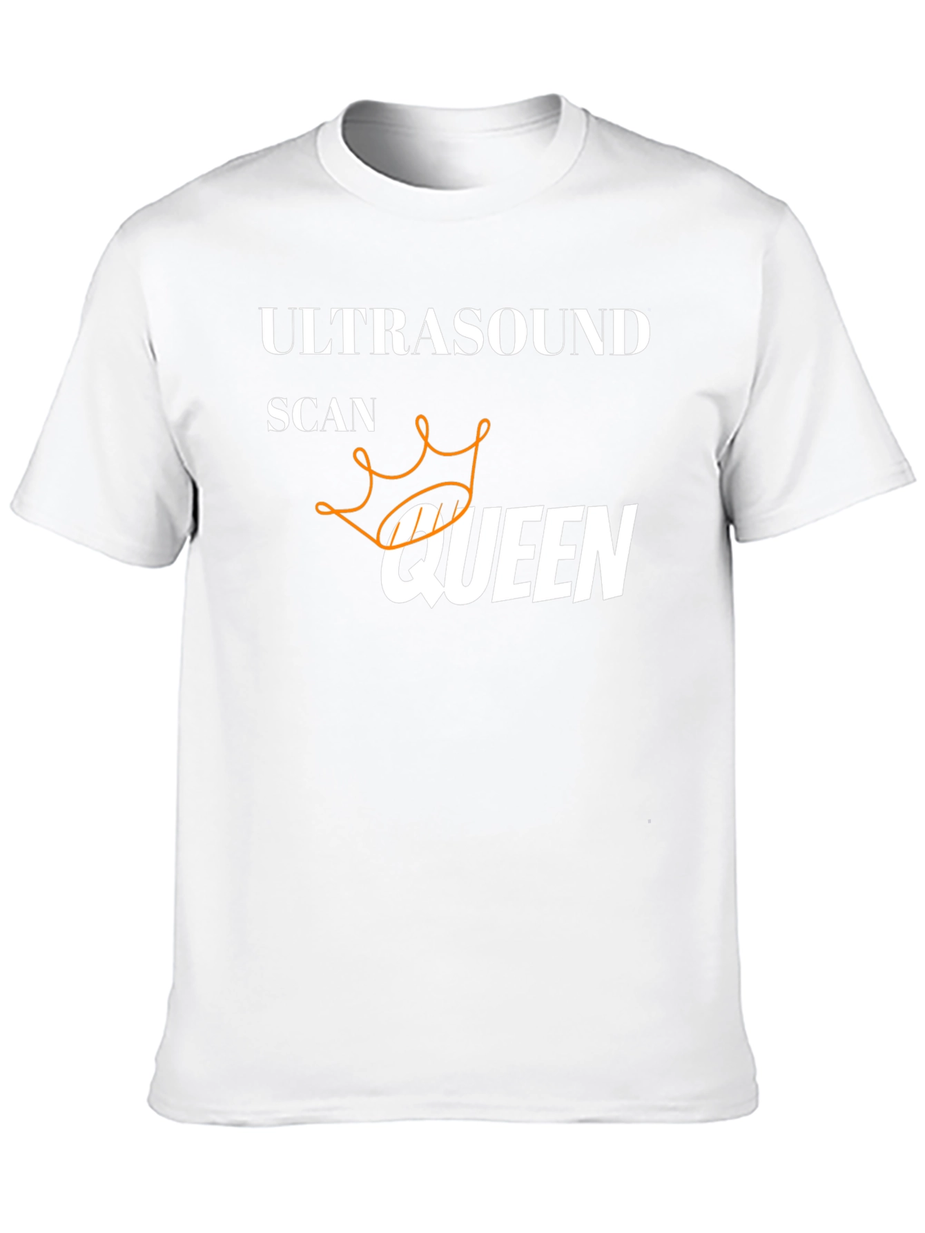 Ultrasound Scan Queen T-Shirt - Black