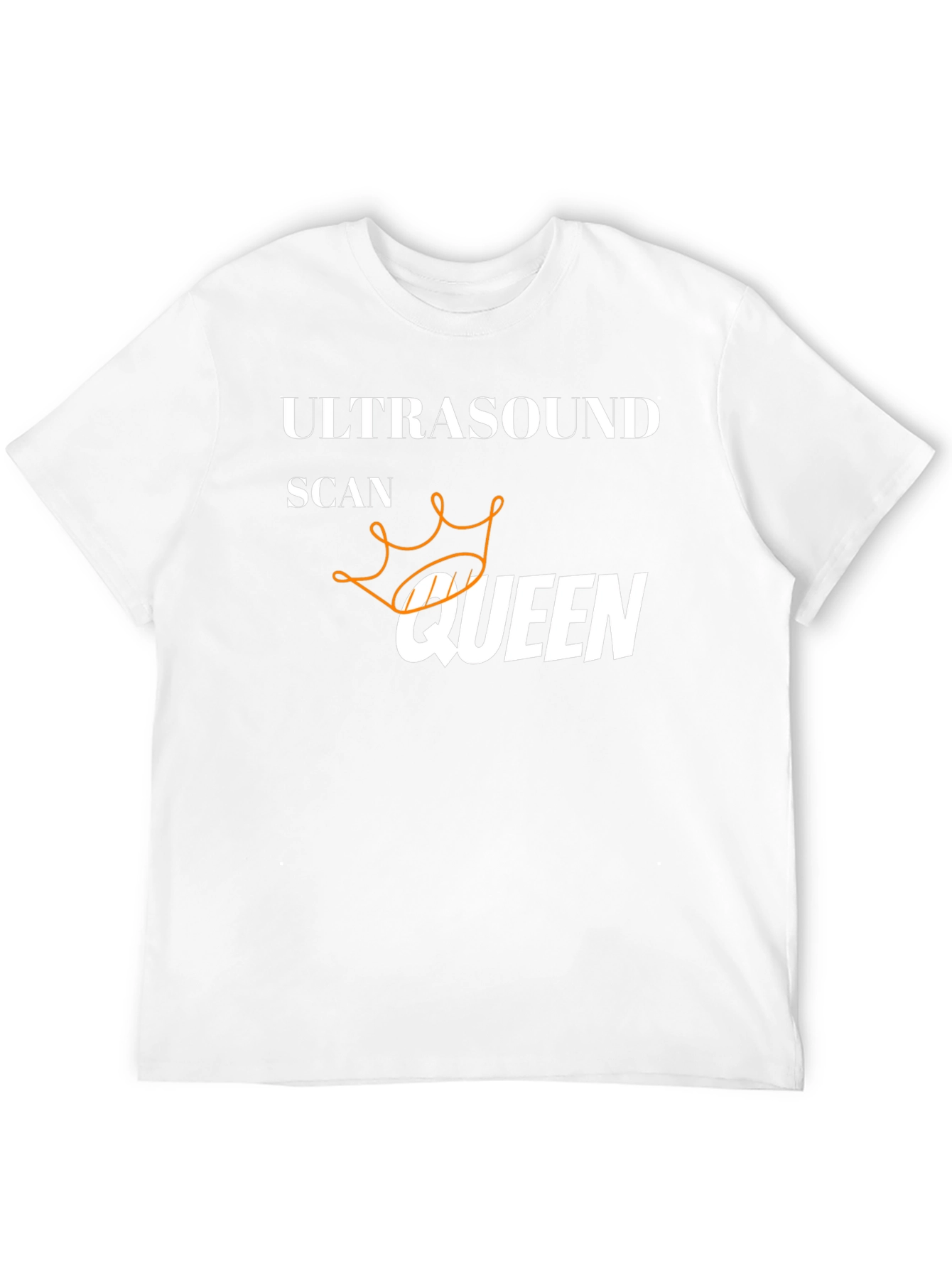 Ultrasound Scan Queen T-Shirt - Black