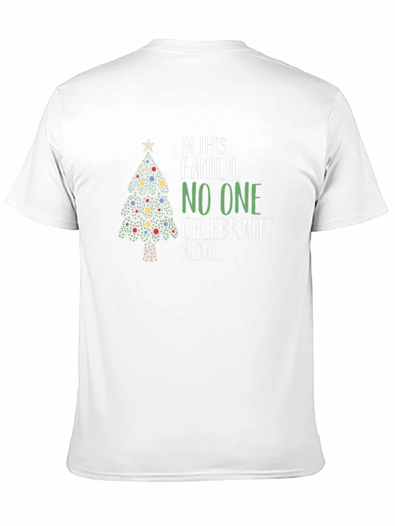 Christmas Family Matching T-Shirt - Celebrates Alone