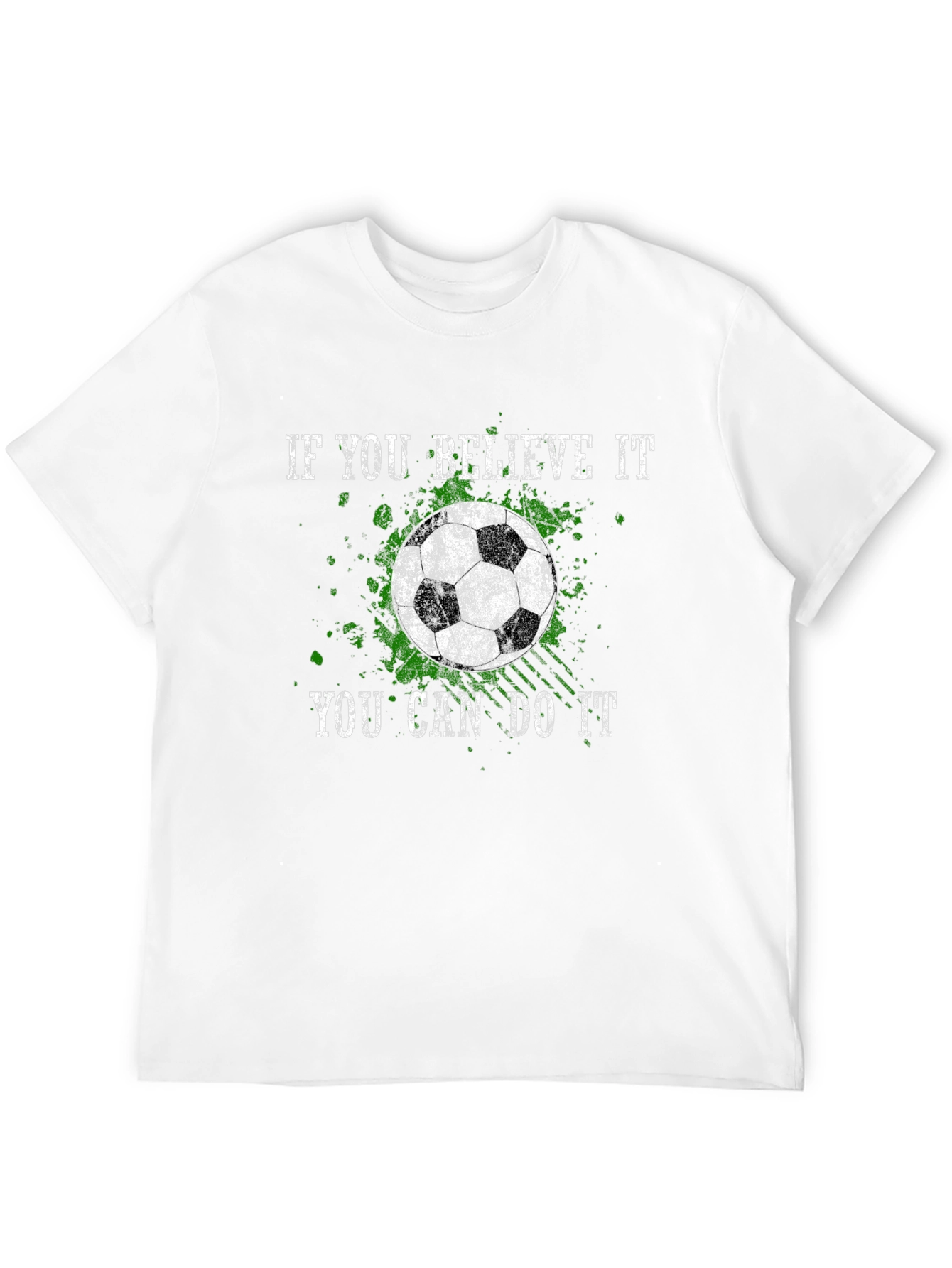 Believe It Soccer Graphic Tee - Black