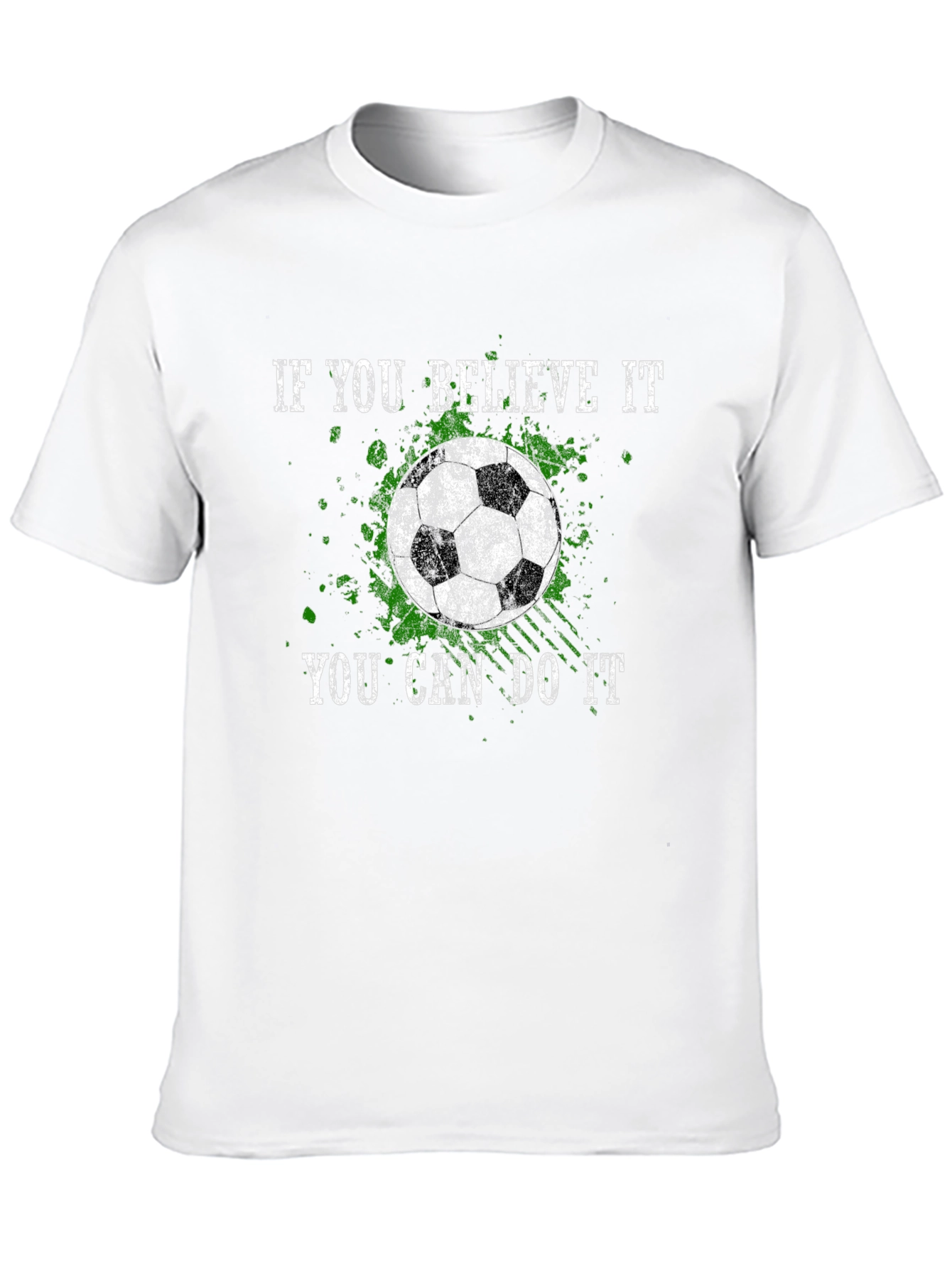 Believe It Soccer Graphic Tee - Black