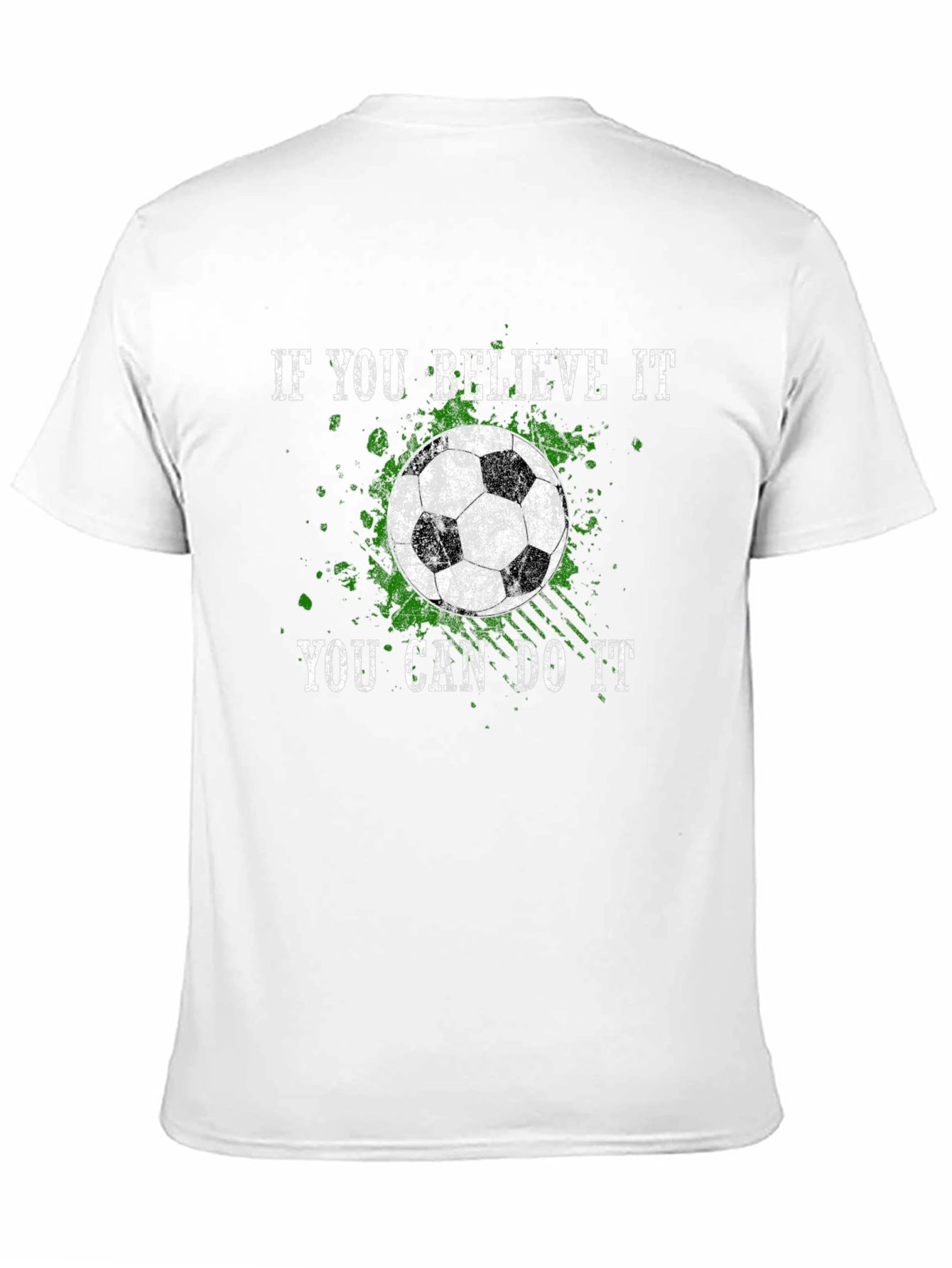 Believe It Soccer Graphic Tee - Black
