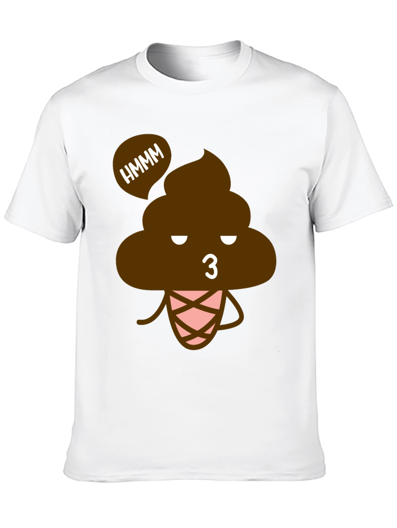 Funny Poop Emoji T-Shirt - Black