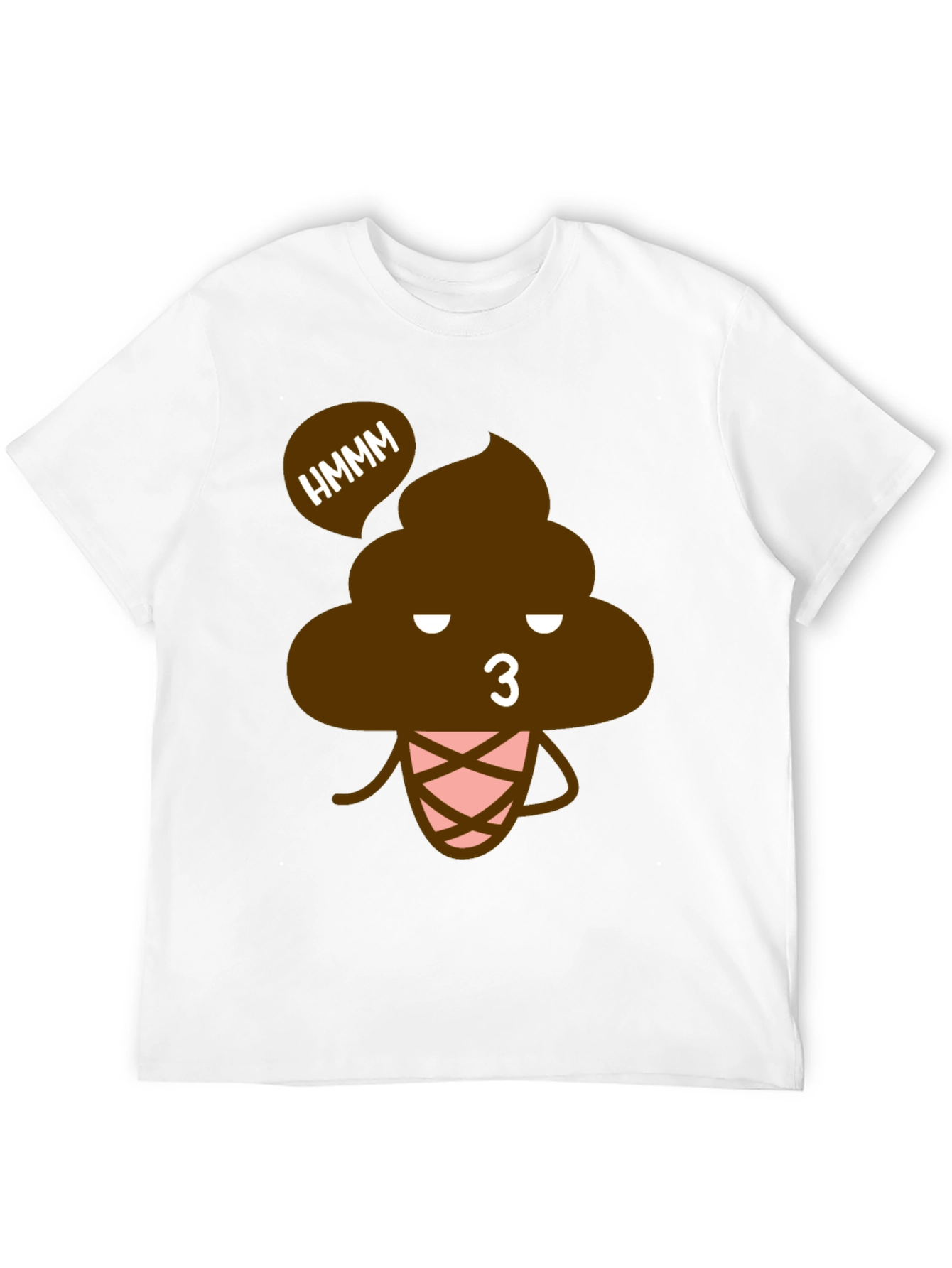 Funny Poop Emoji T-Shirt - Black