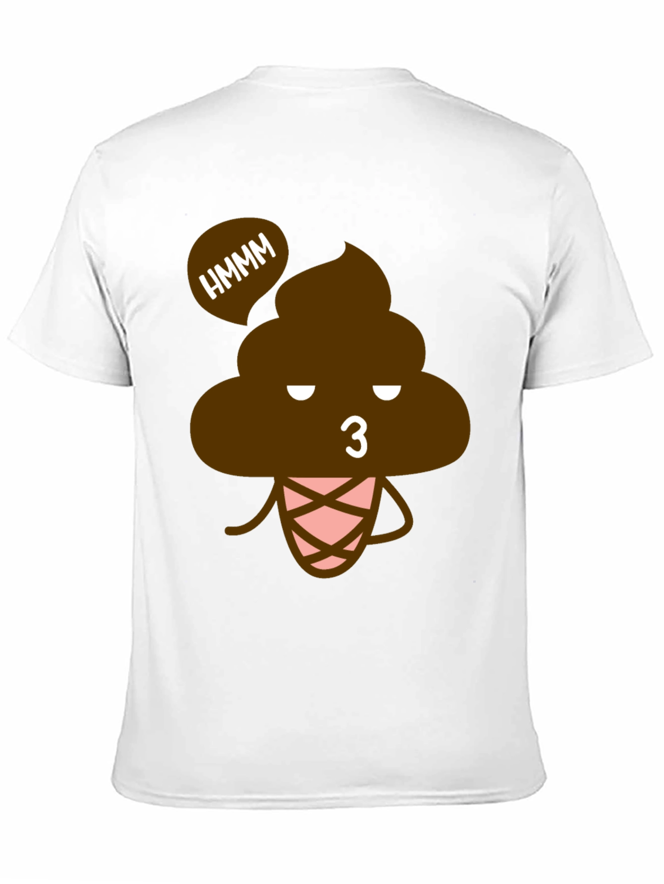 Funny Poop Emoji T-Shirt - Black