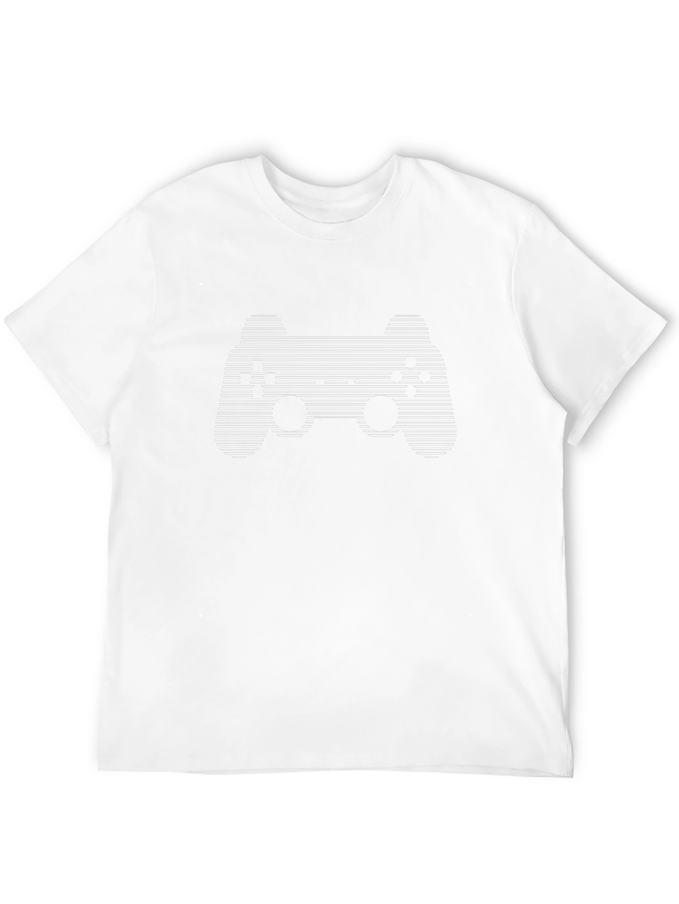 Retro Gamer Tee: Striped Controller Design