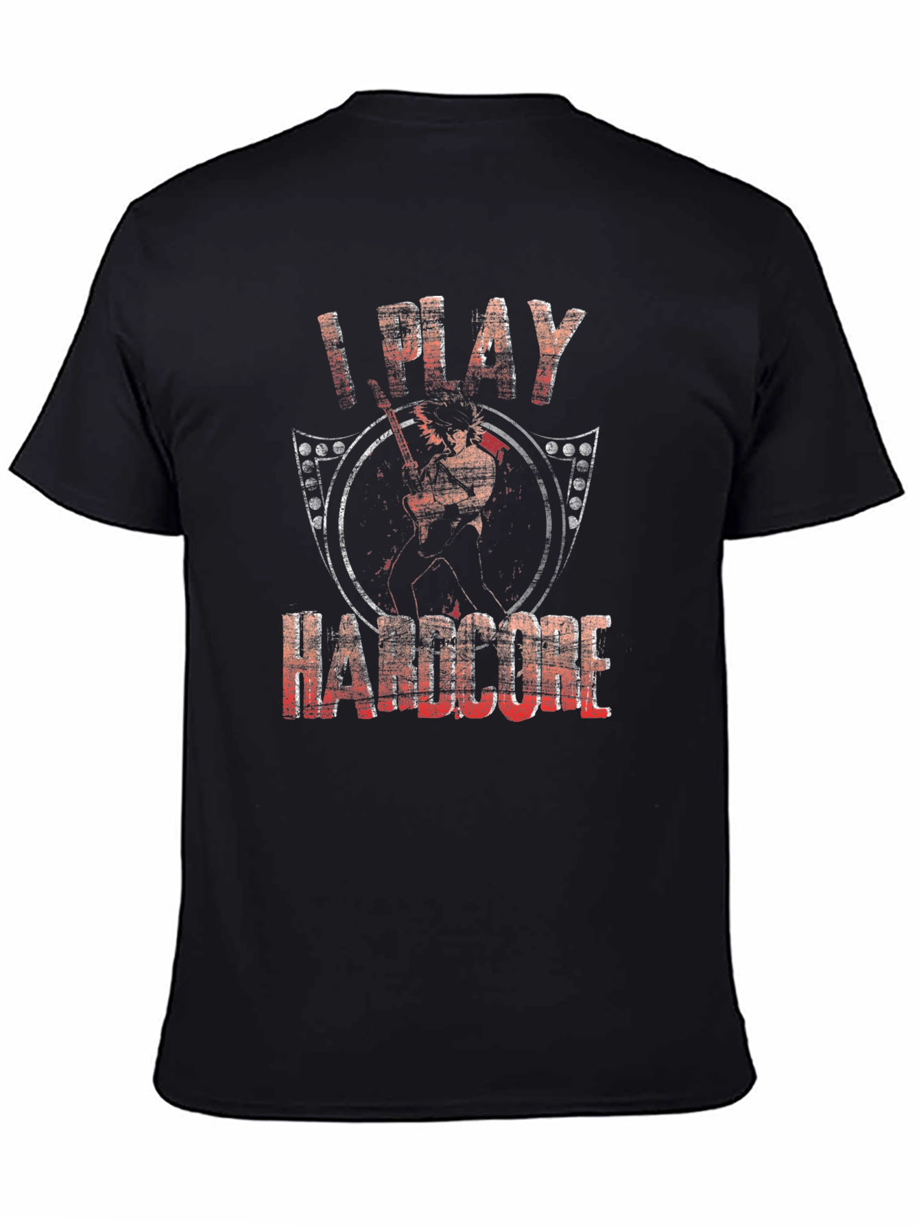 I Play Hardcore Black T-Shirt