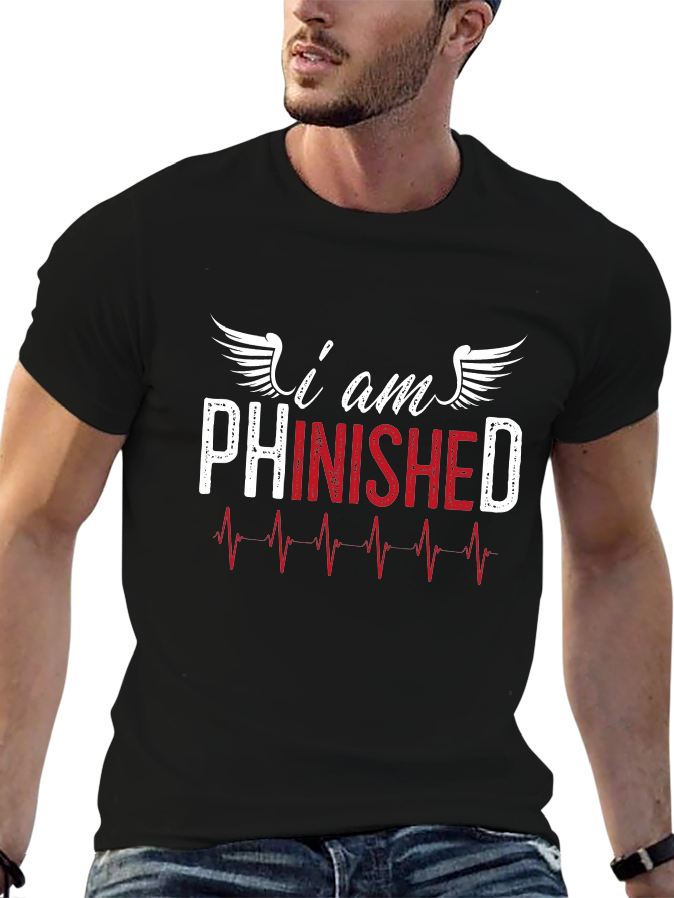 Im Finished T-Shirt: Funny Sarcastic Design Tee