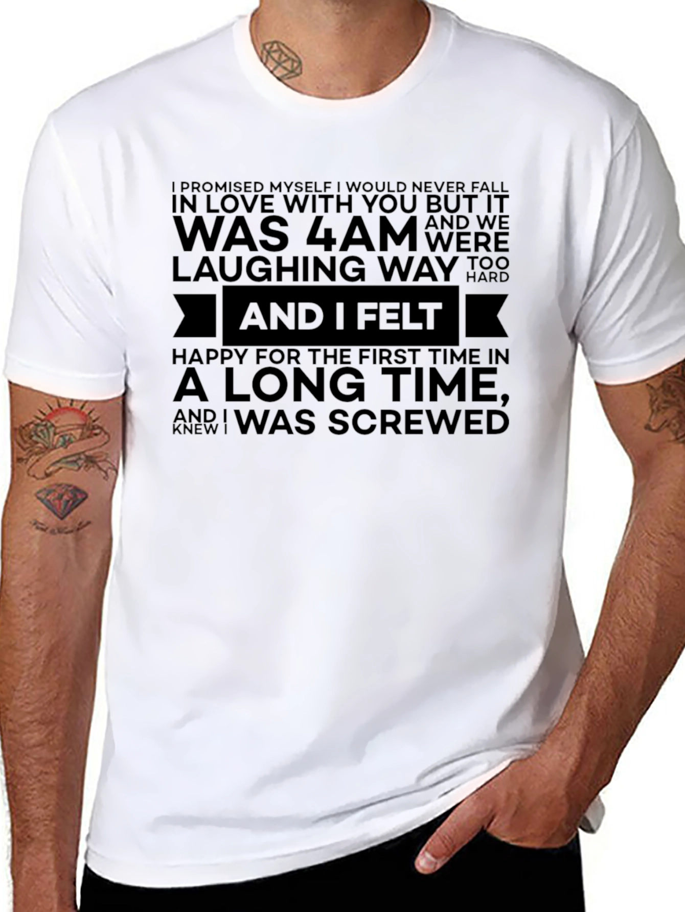 Humorous 4AM Love Confession T-Shirt