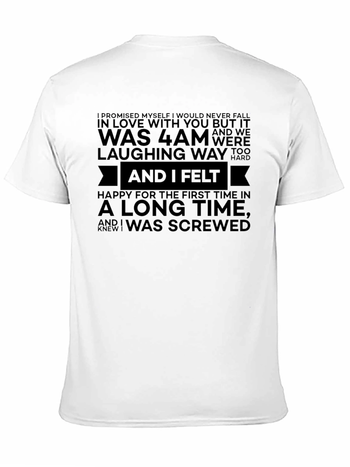 Humorous 4AM Love Confession T-Shirt