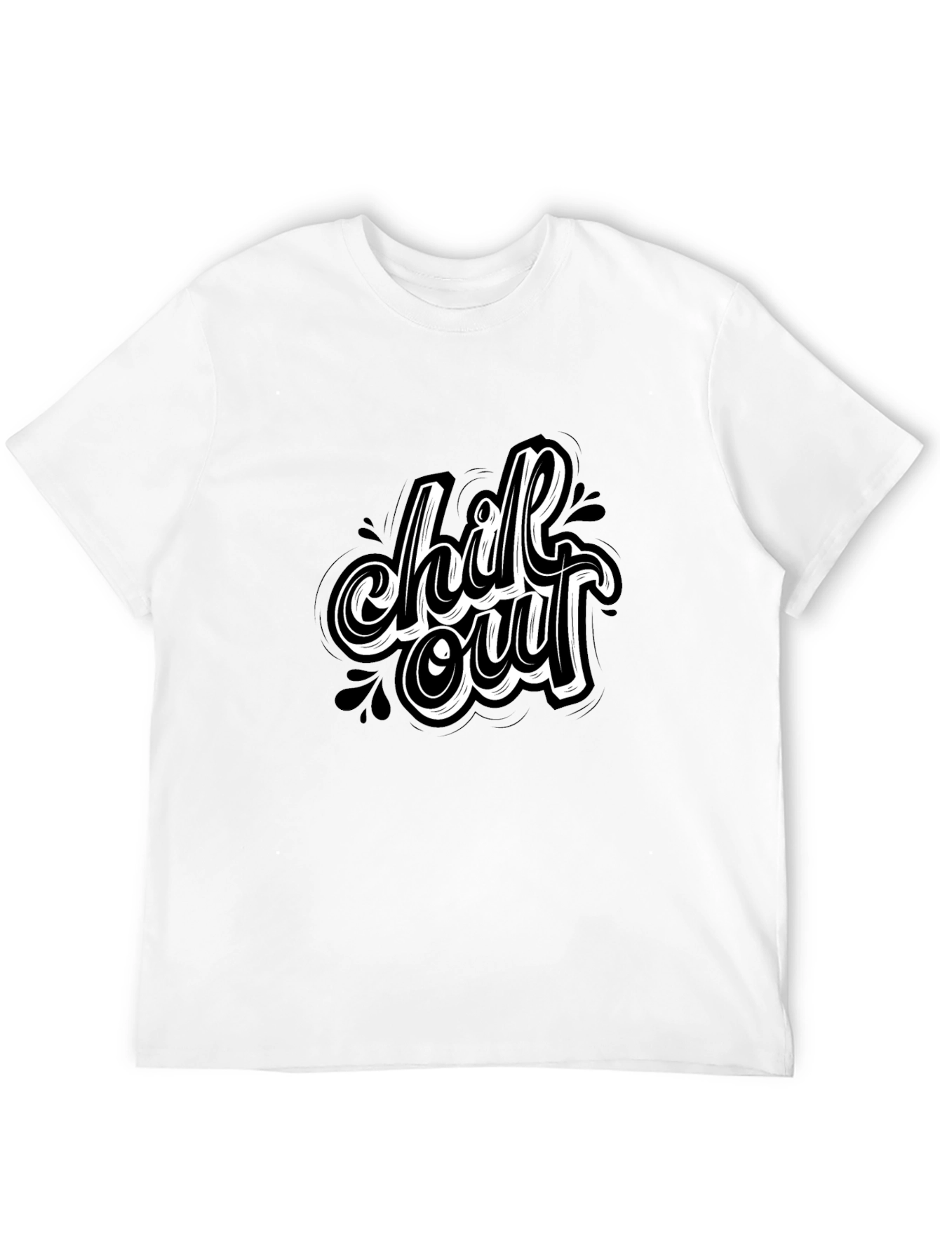 Chill Out Black T-Shirt