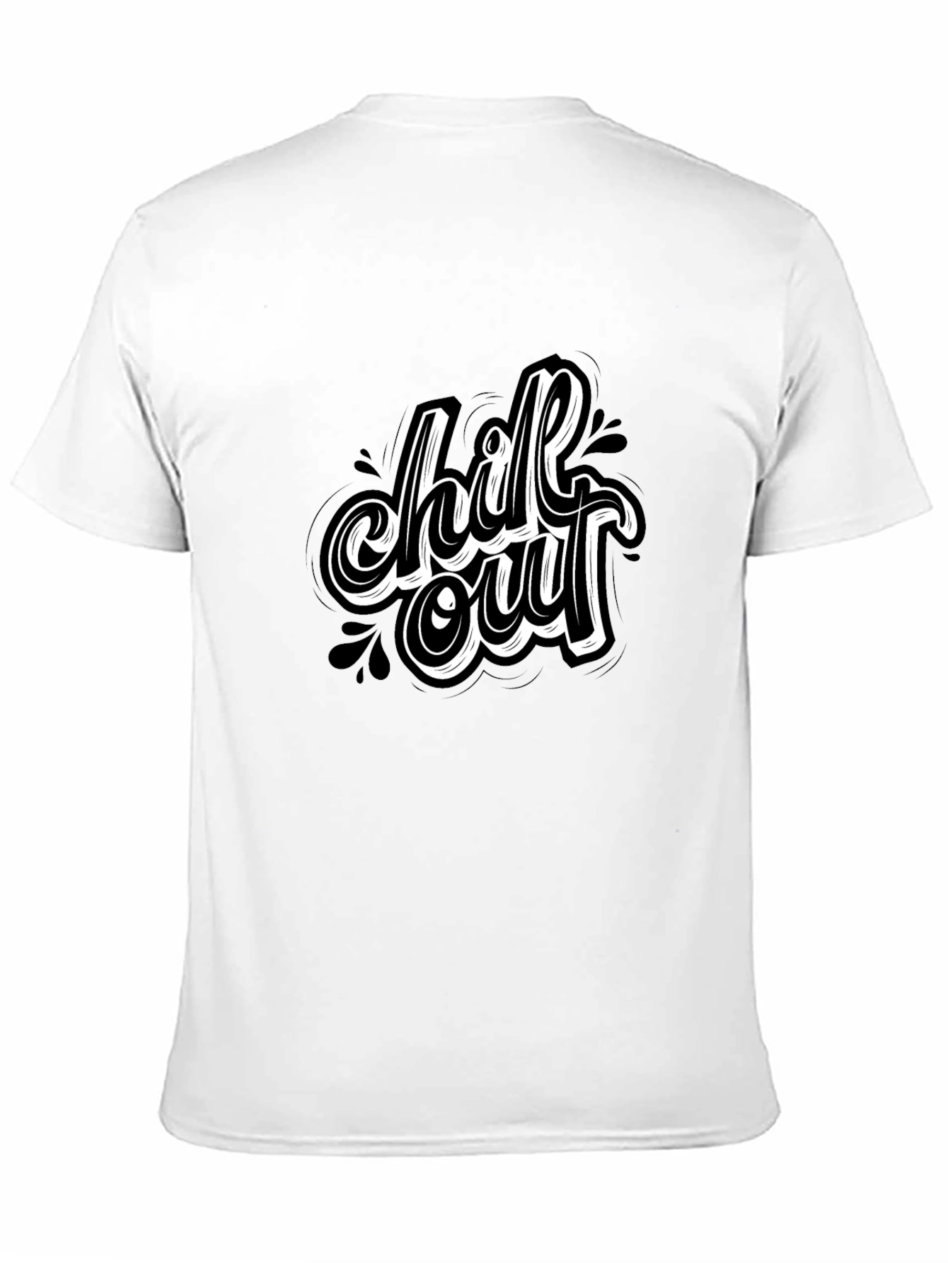 Chill Out Black T-Shirt