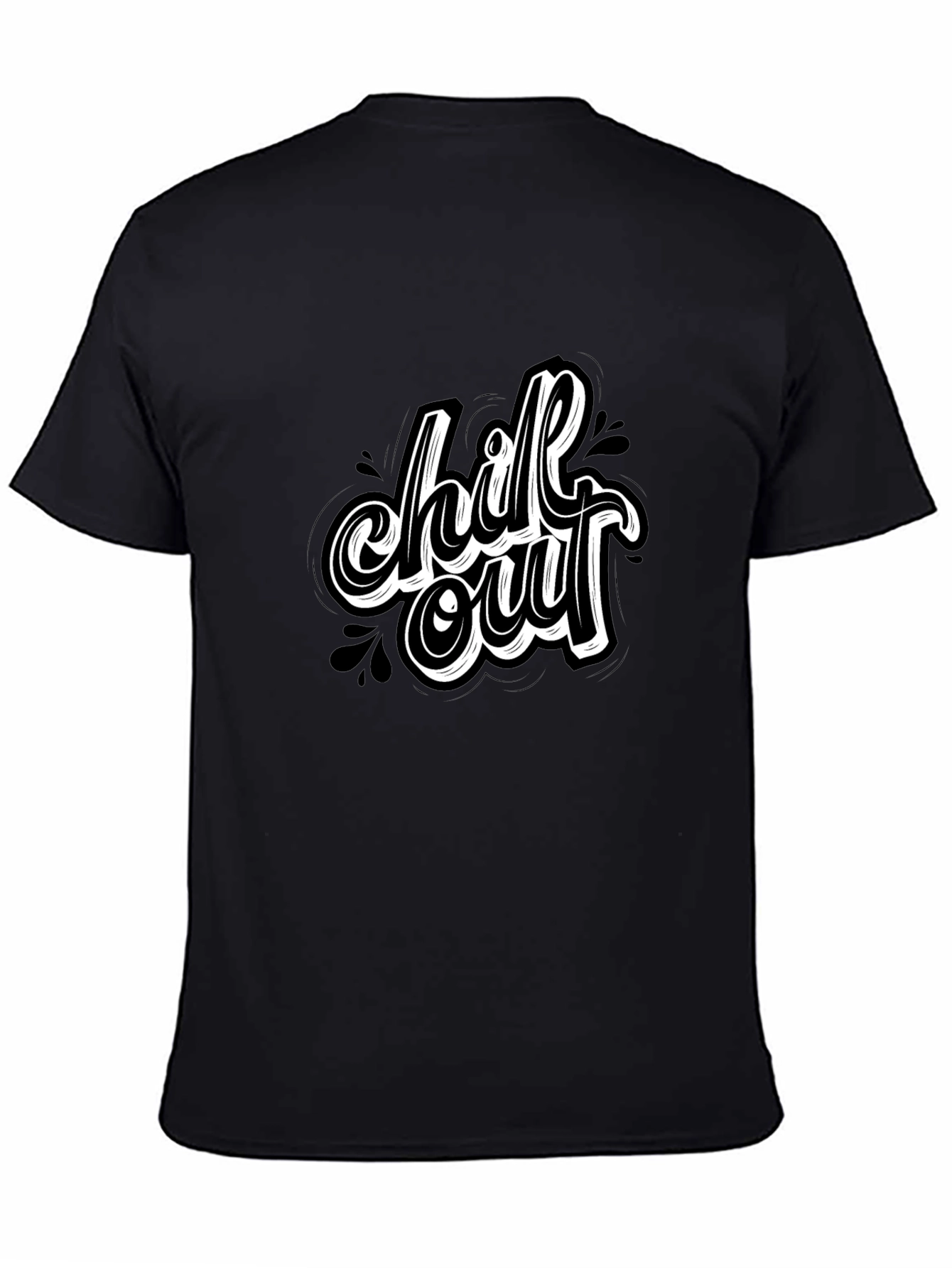 Chill Out Black T-Shirt