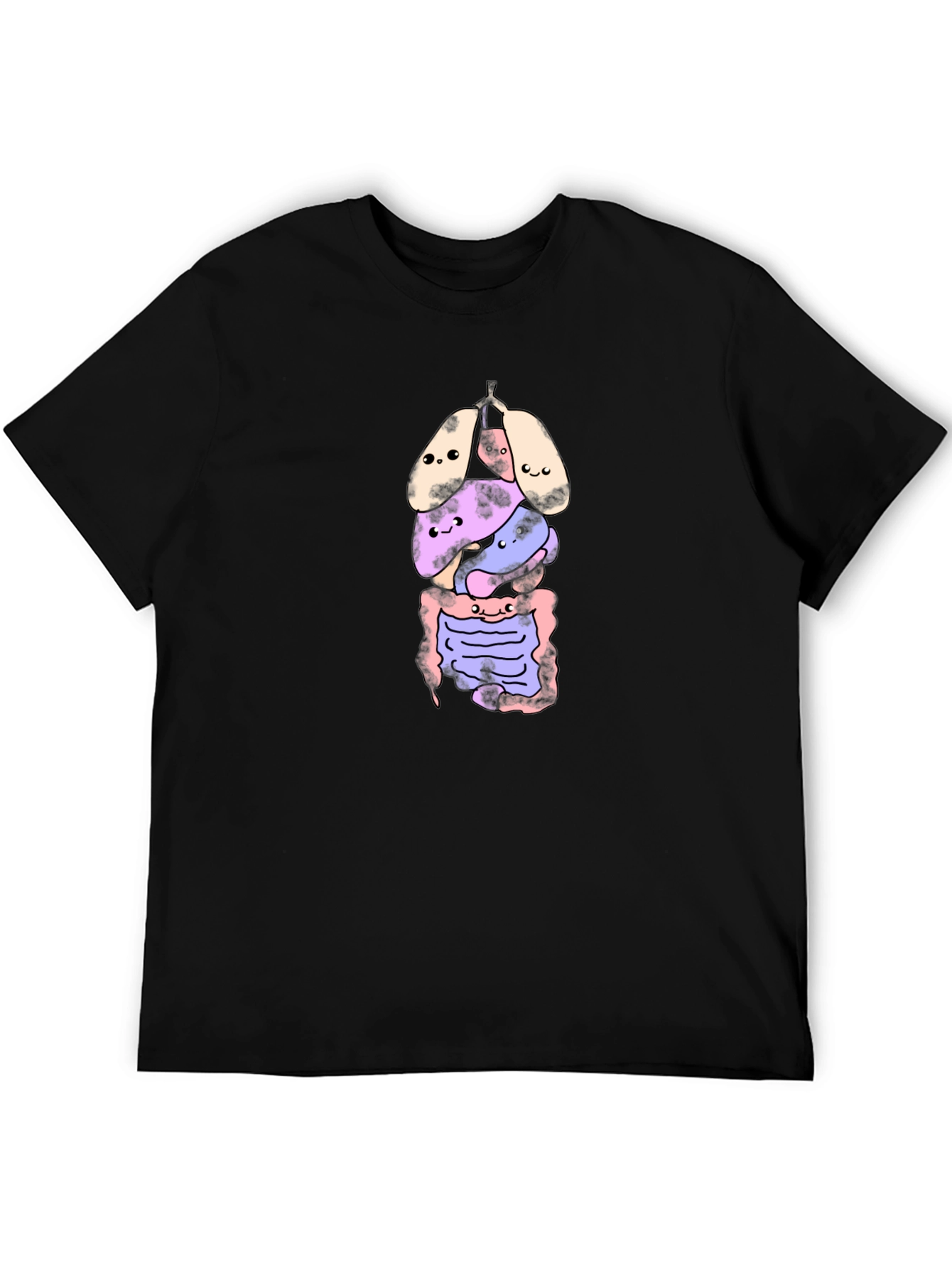Funny Human Anatomy Cartoon T-Shirt