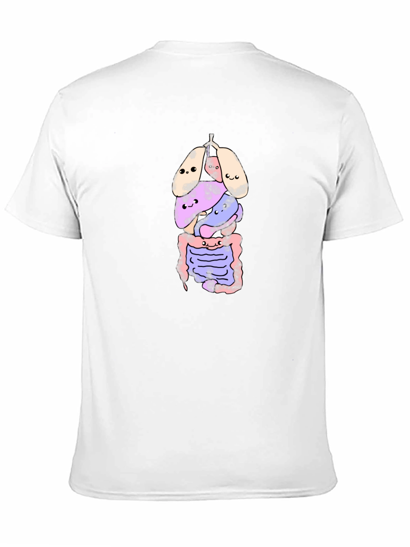 Funny Human Anatomy Cartoon T-Shirt