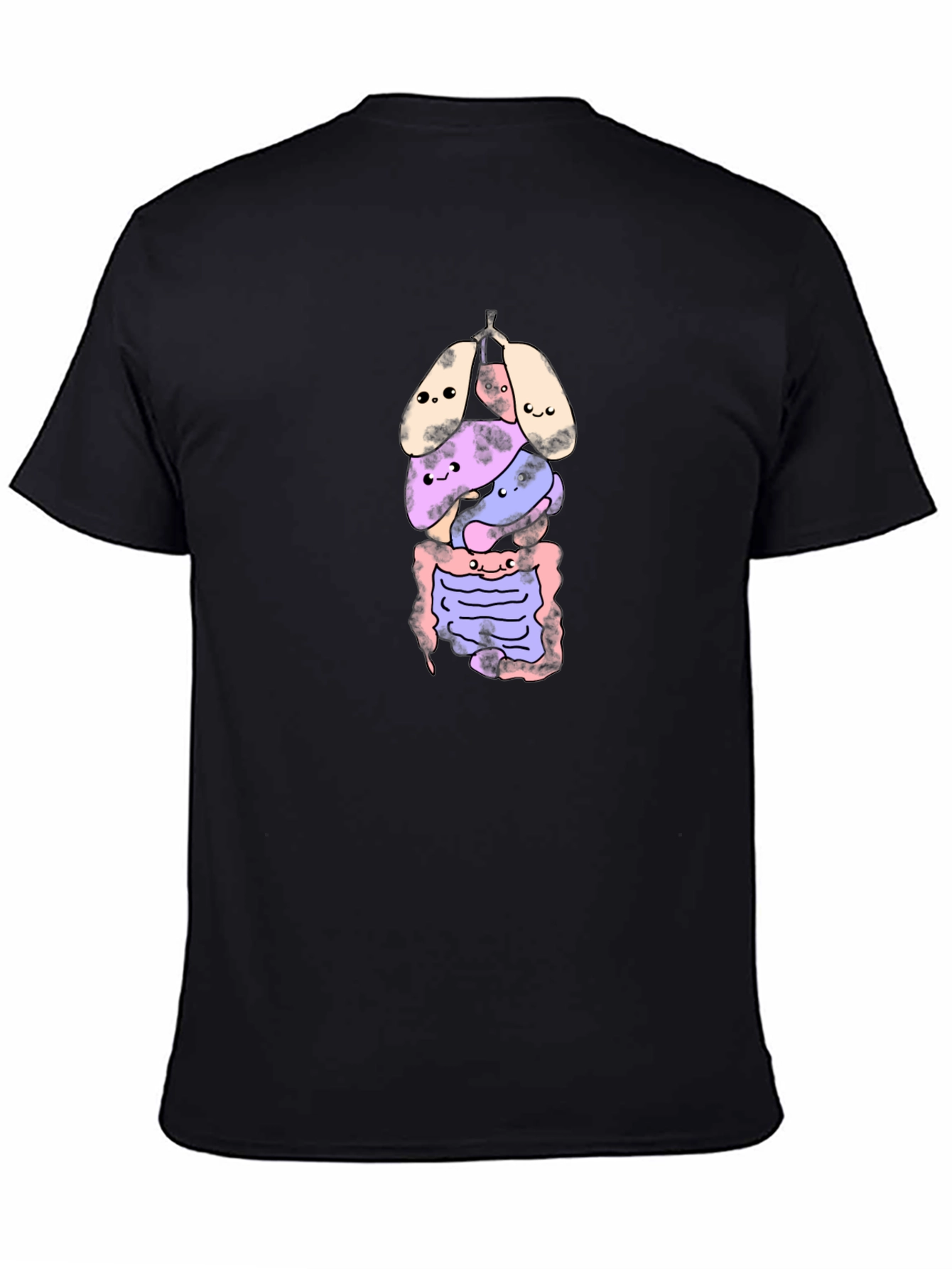 Funny Human Anatomy Cartoon T-Shirt