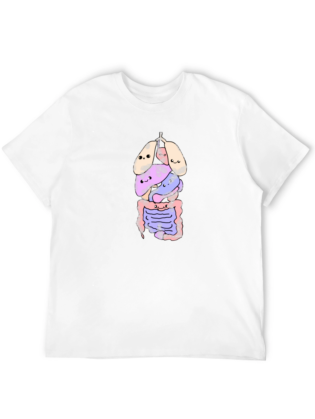 Funny Human Anatomy Cartoon T-Shirt