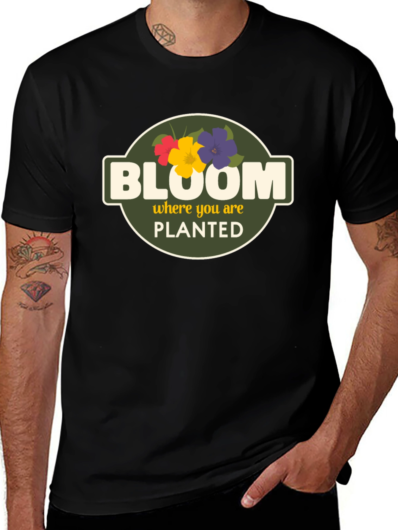 Bloom Where You Are Planted Graphic T-Shirt