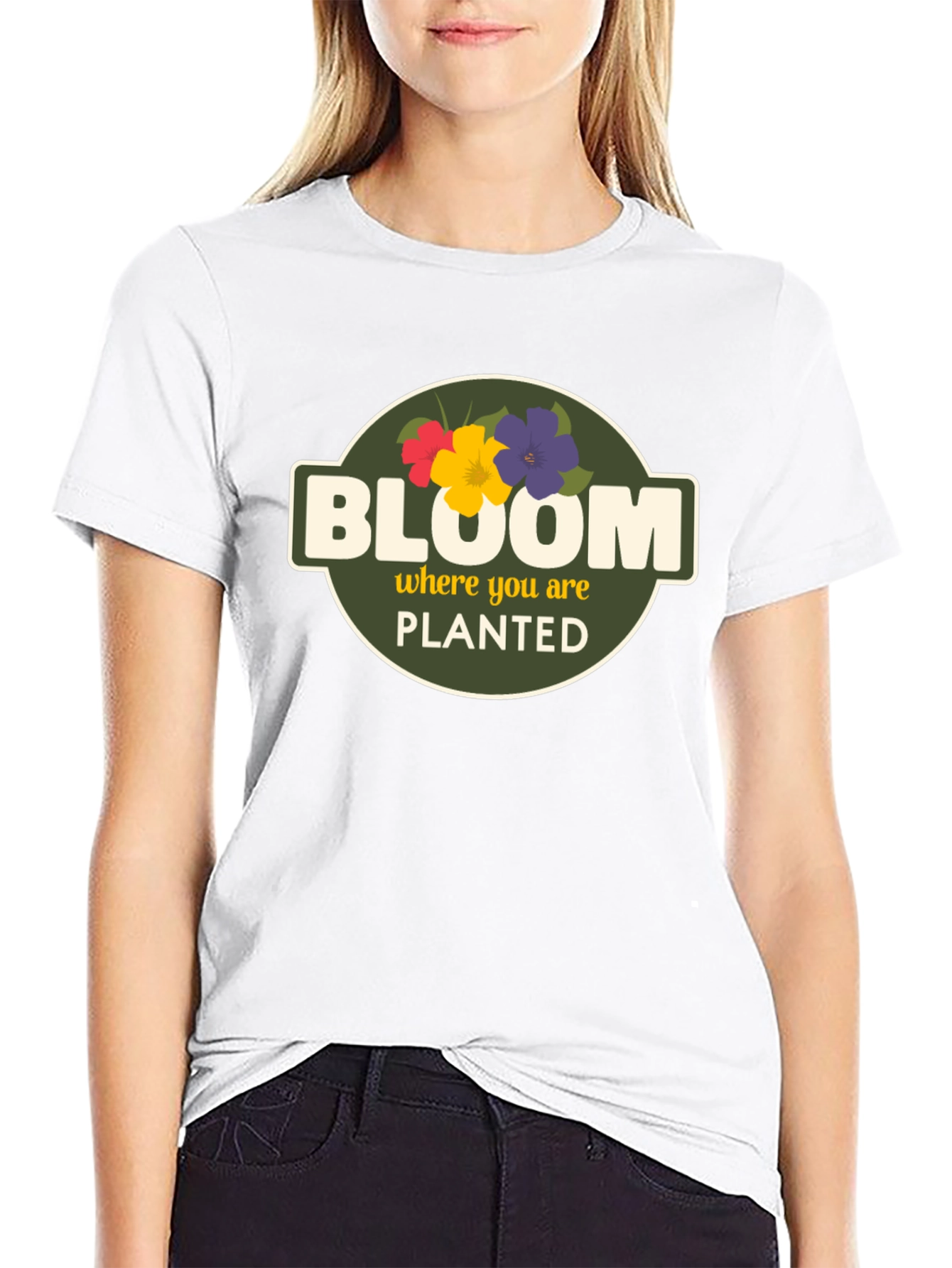 Bloom Where You Are Planted Graphic T-Shirt