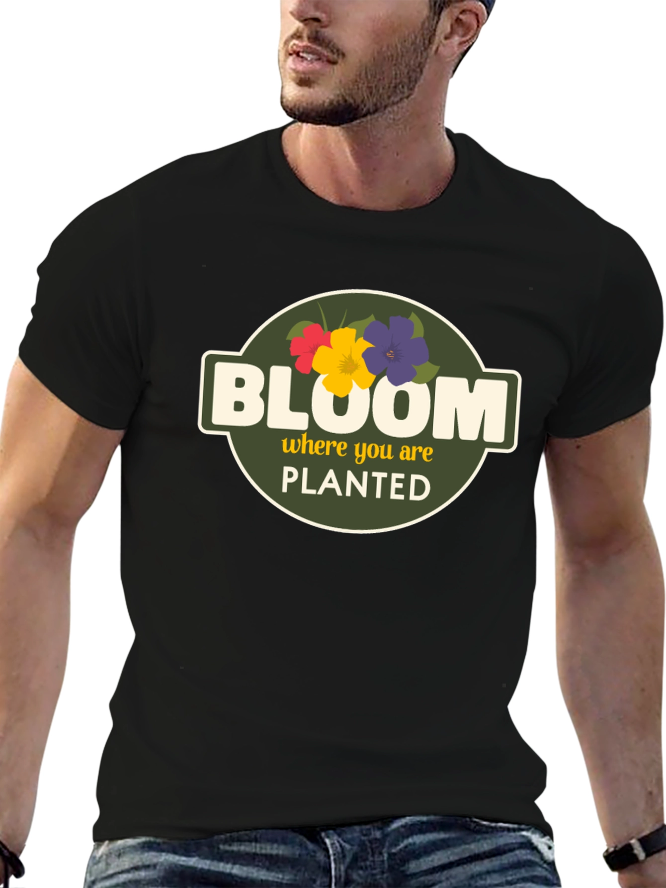 Bloom Where You Are Planted Graphic T-Shirt