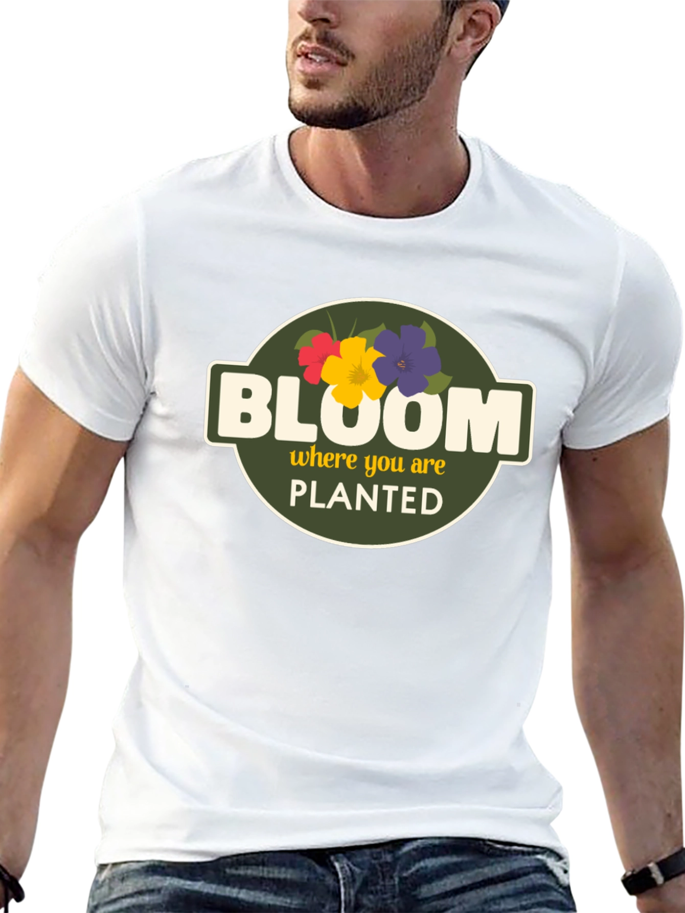 Bloom Where You Are Planted Graphic T-Shirt