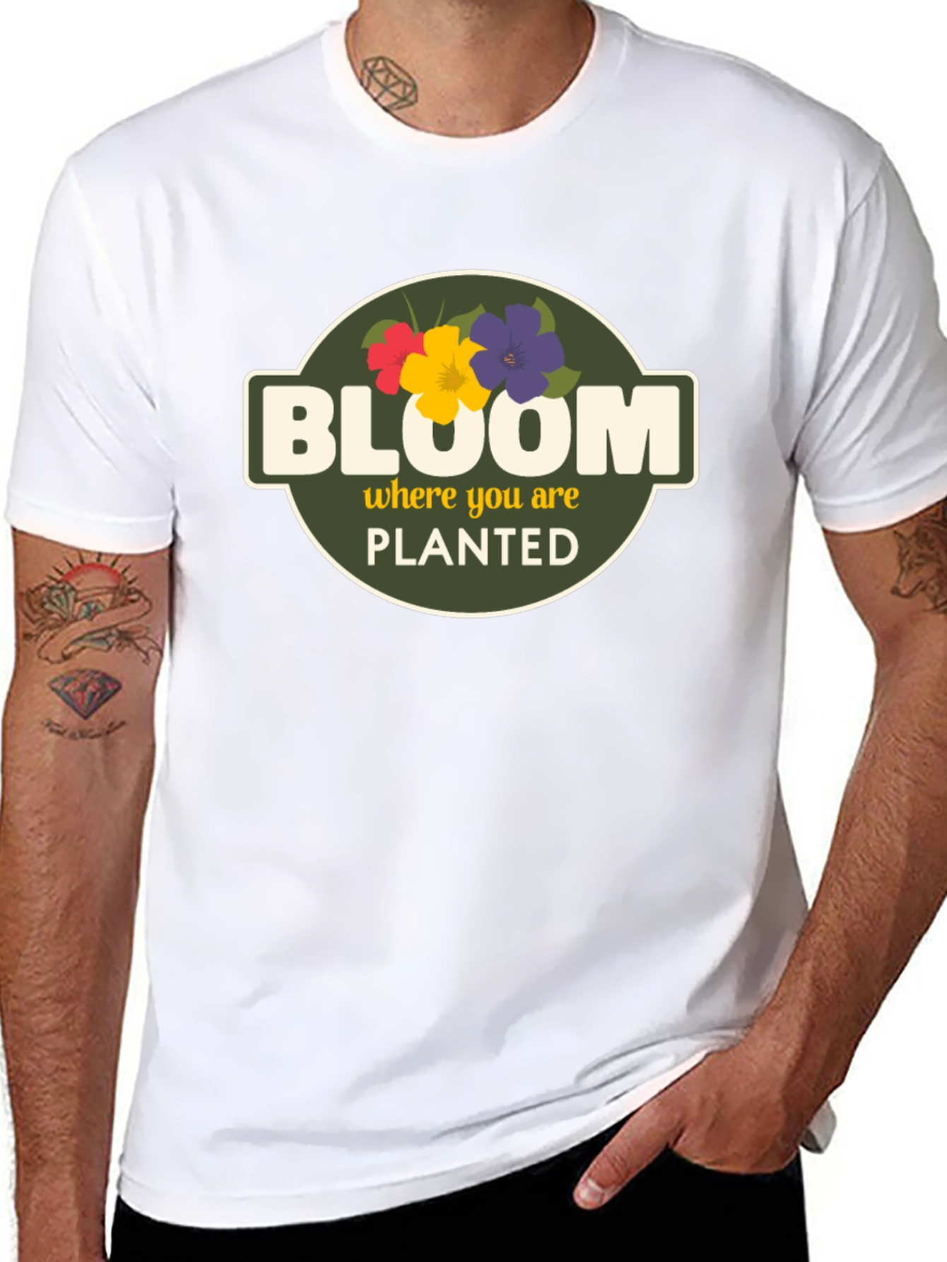 Bloom Where You Are Planted Graphic T-Shirt