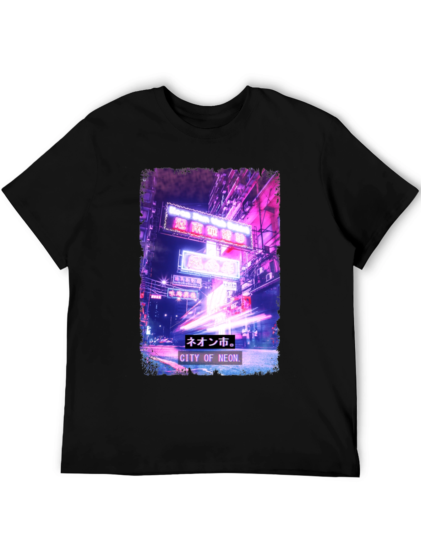 City of Neon Graphic T-Shirt
