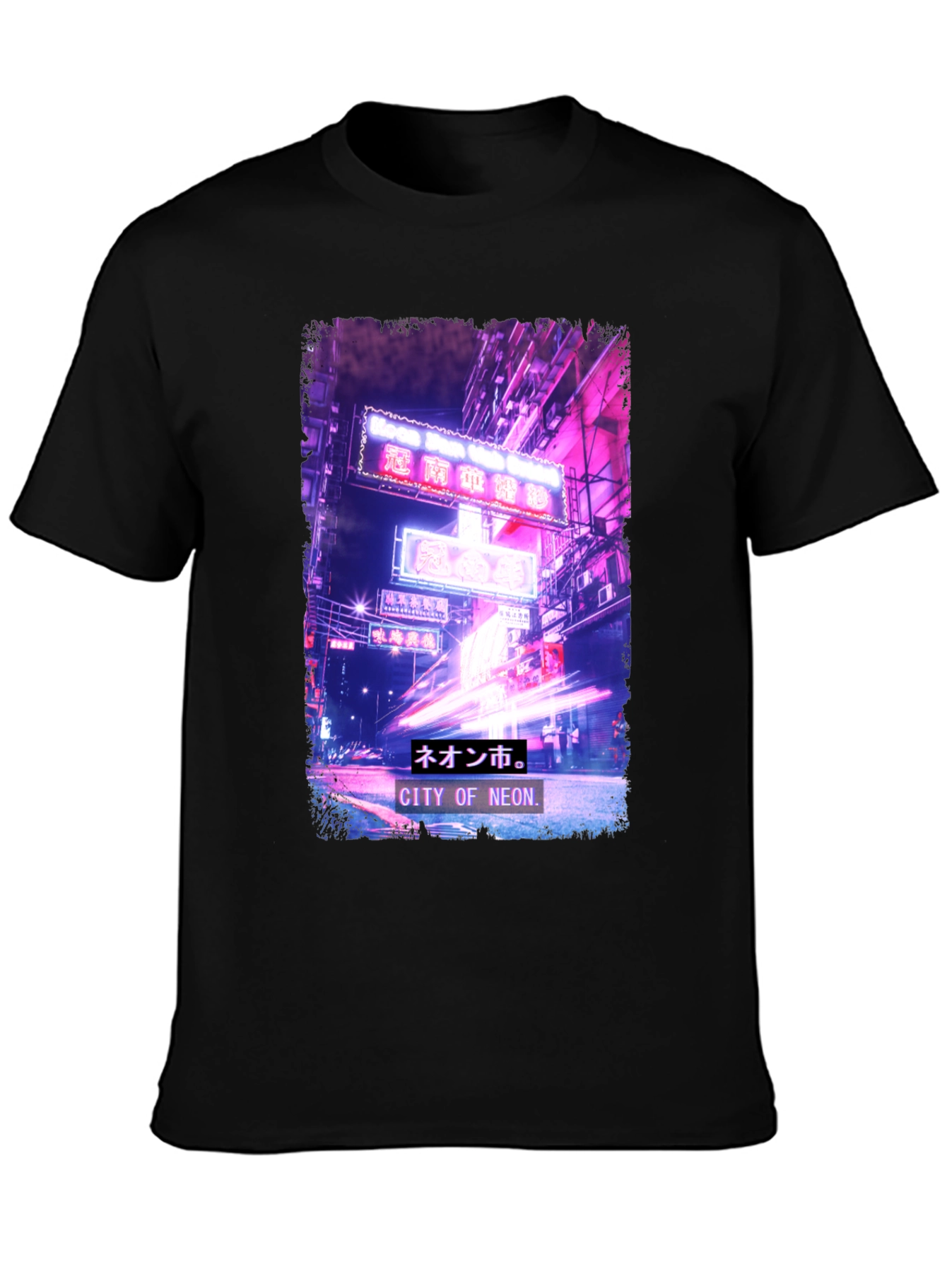 City of Neon Graphic T-Shirt