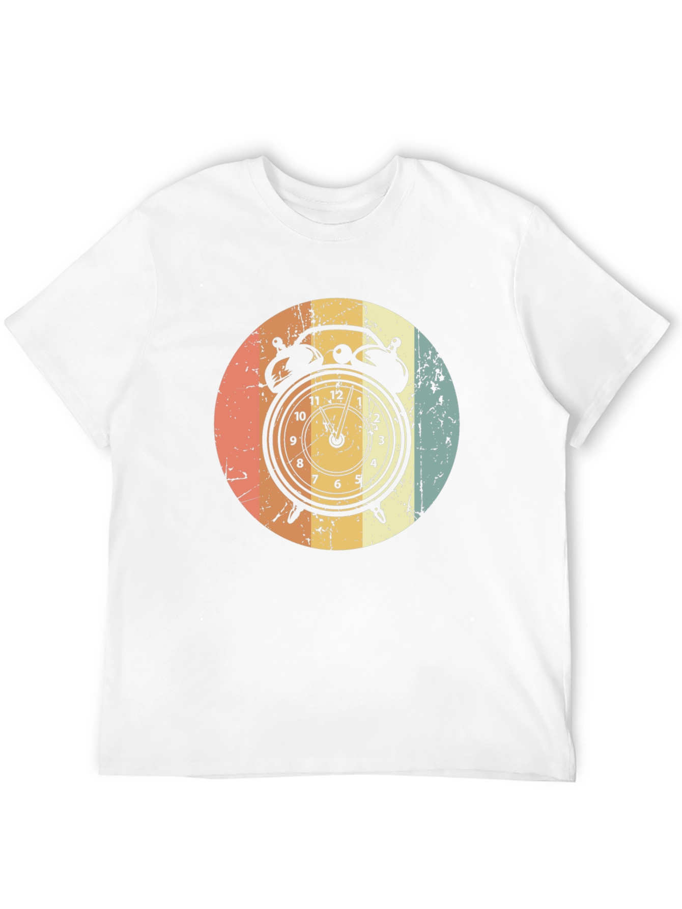 Retro Alarm Clock Graphic T-Shirt