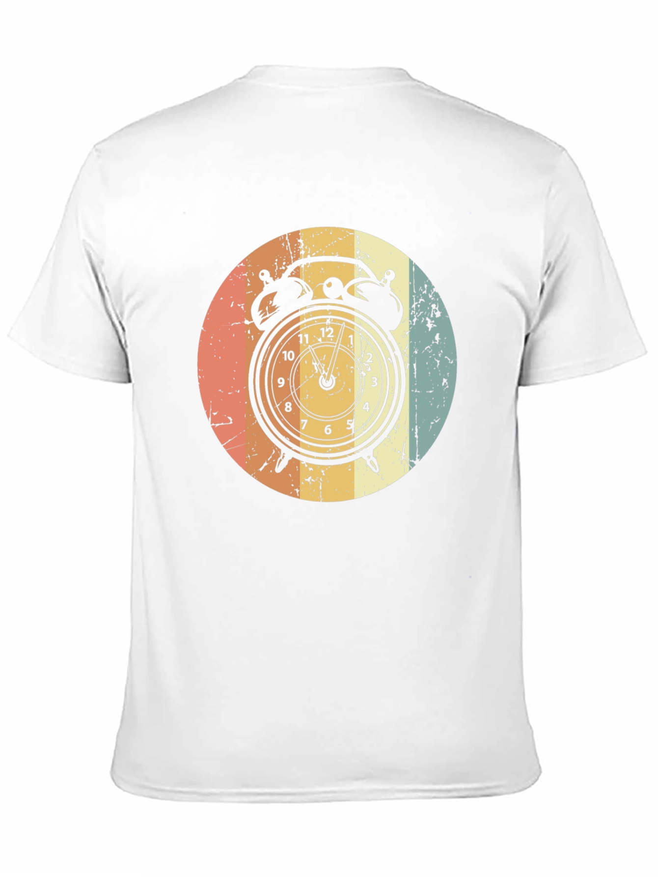 Retro Alarm Clock Graphic T-Shirt