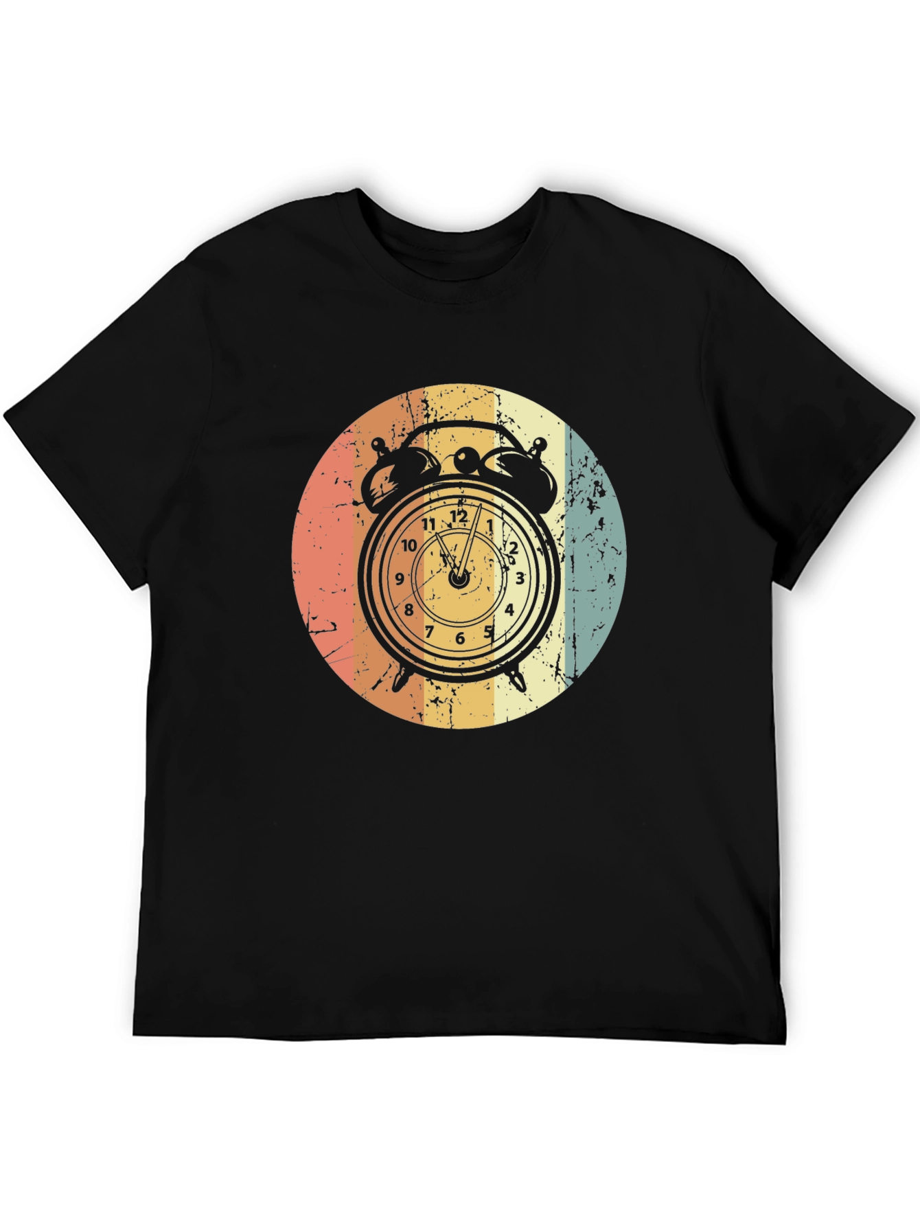 Retro Alarm Clock Graphic T-Shirt
