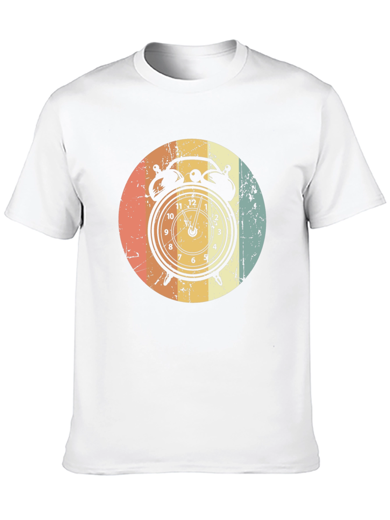 Retro Alarm Clock Graphic T-Shirt