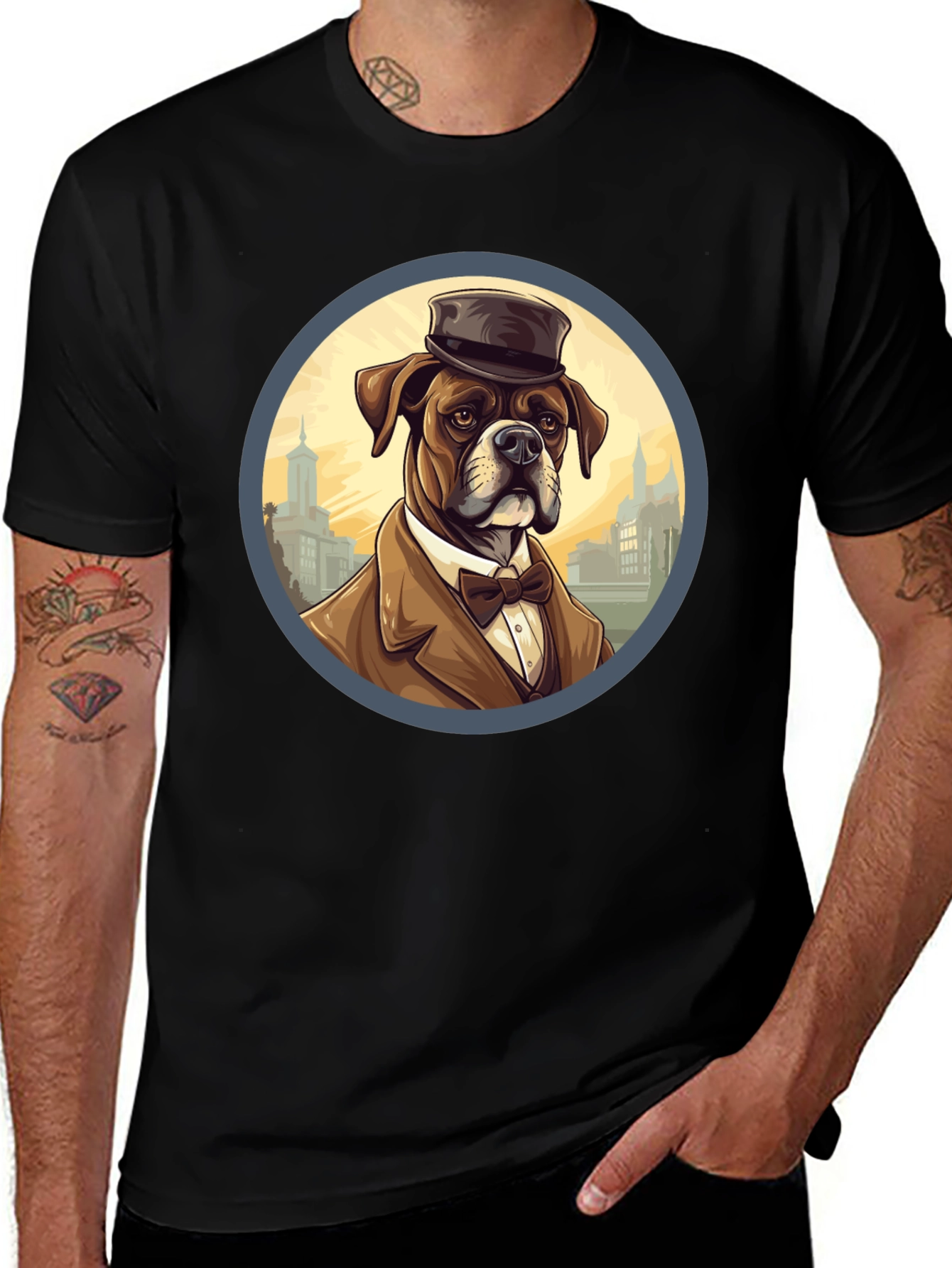Dog in Suit T-Shirt