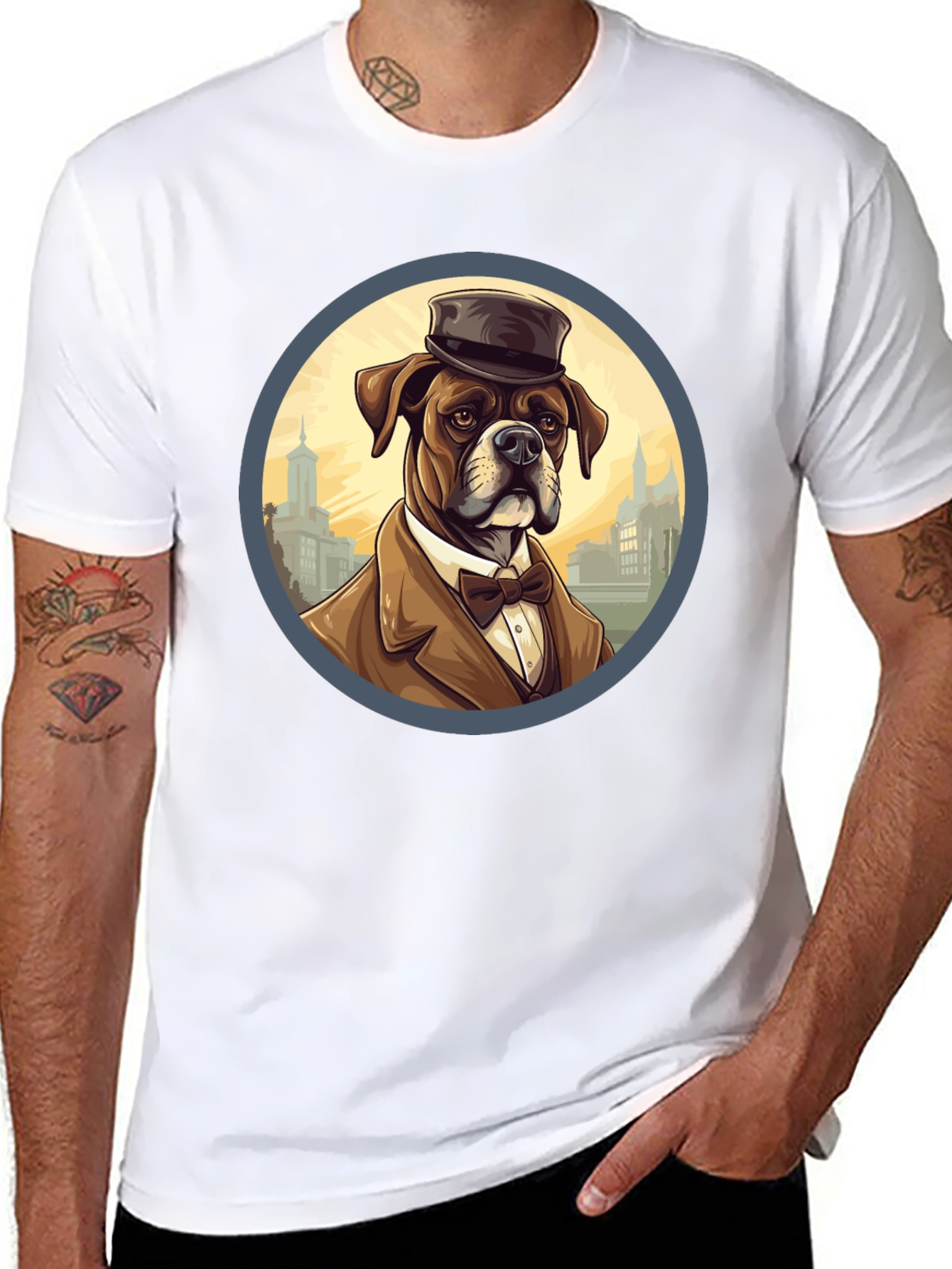 Dog in Suit T-Shirt