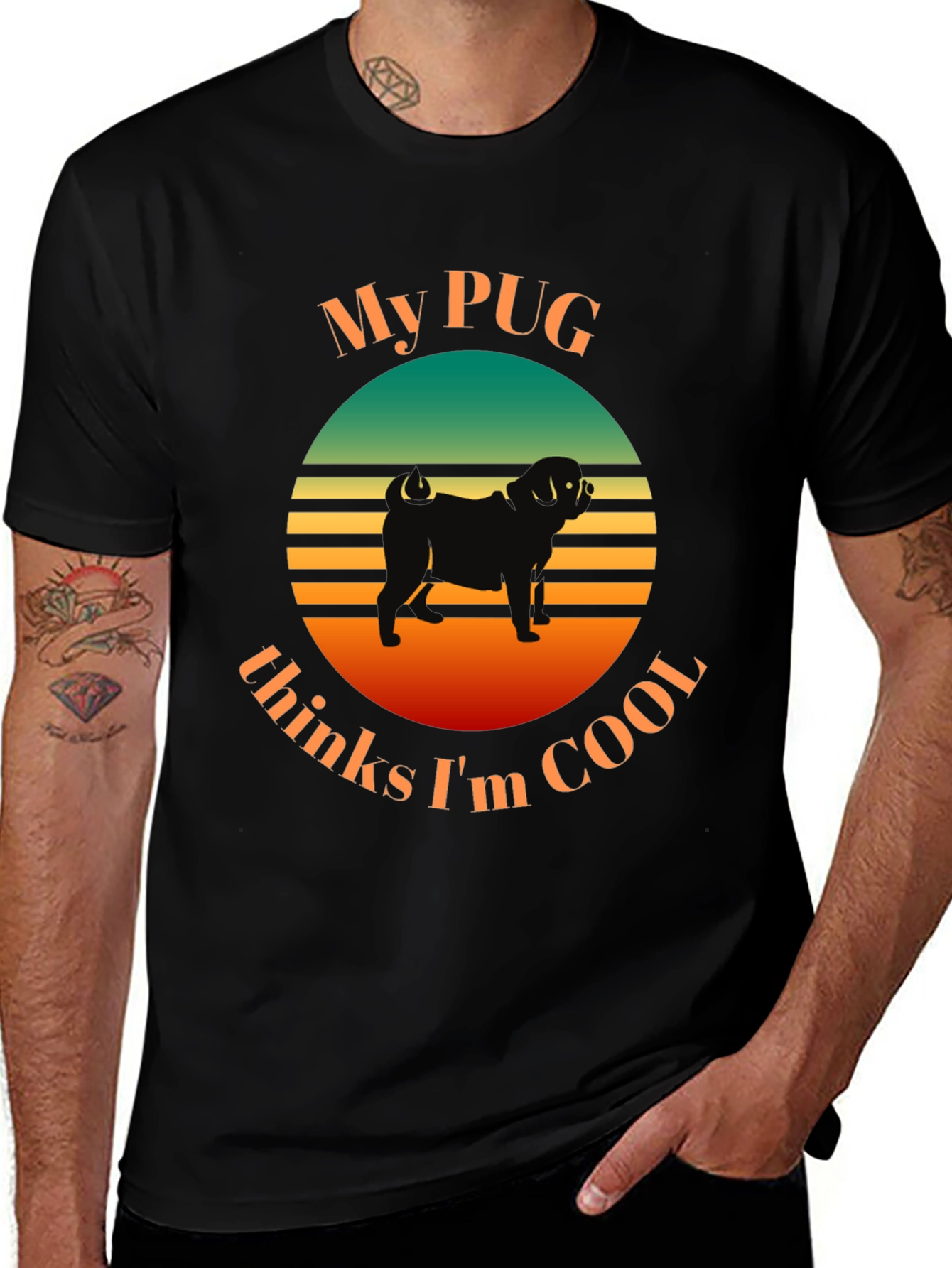 My Pug Thinks Im Cool T-Shirt