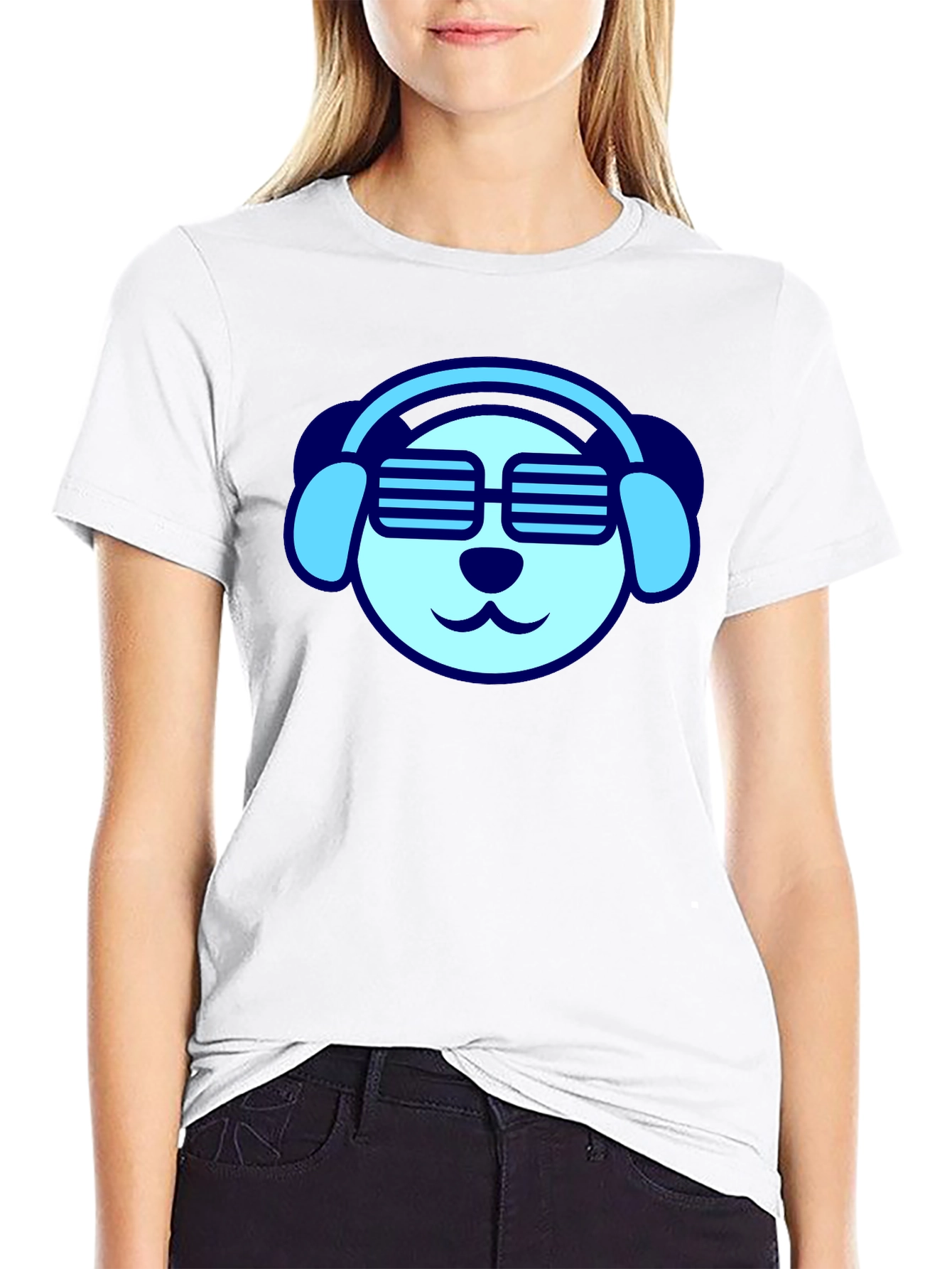 Cool Dog Tee - Headphones & Shades