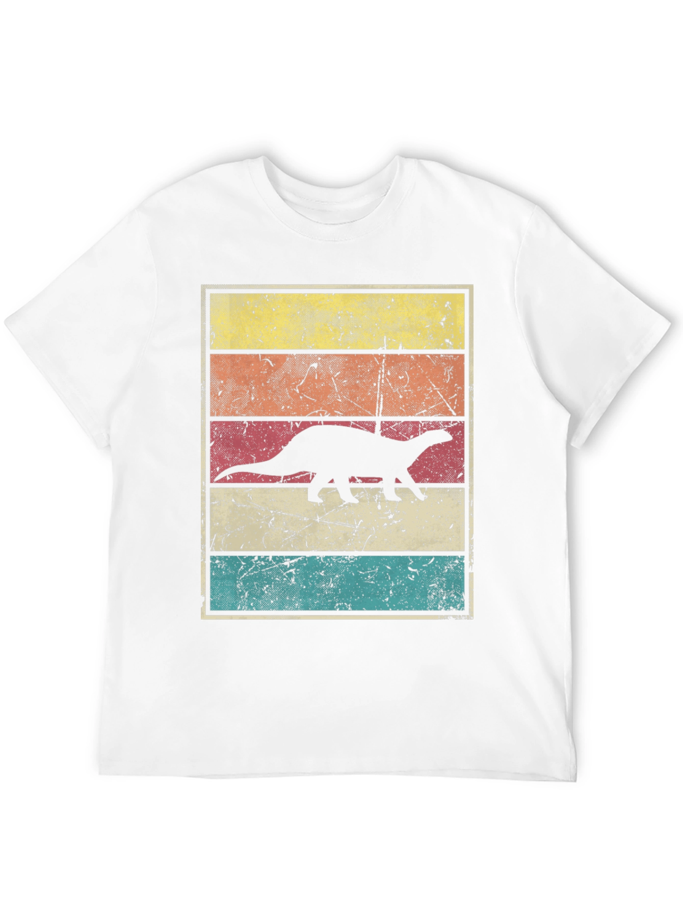 Retro Dinosaur Graphic T-Shirt