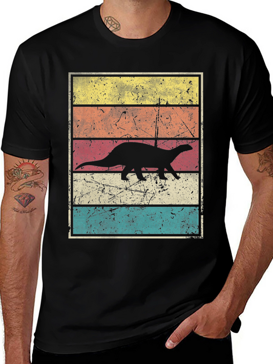 Retro Dinosaur Graphic T-Shirt