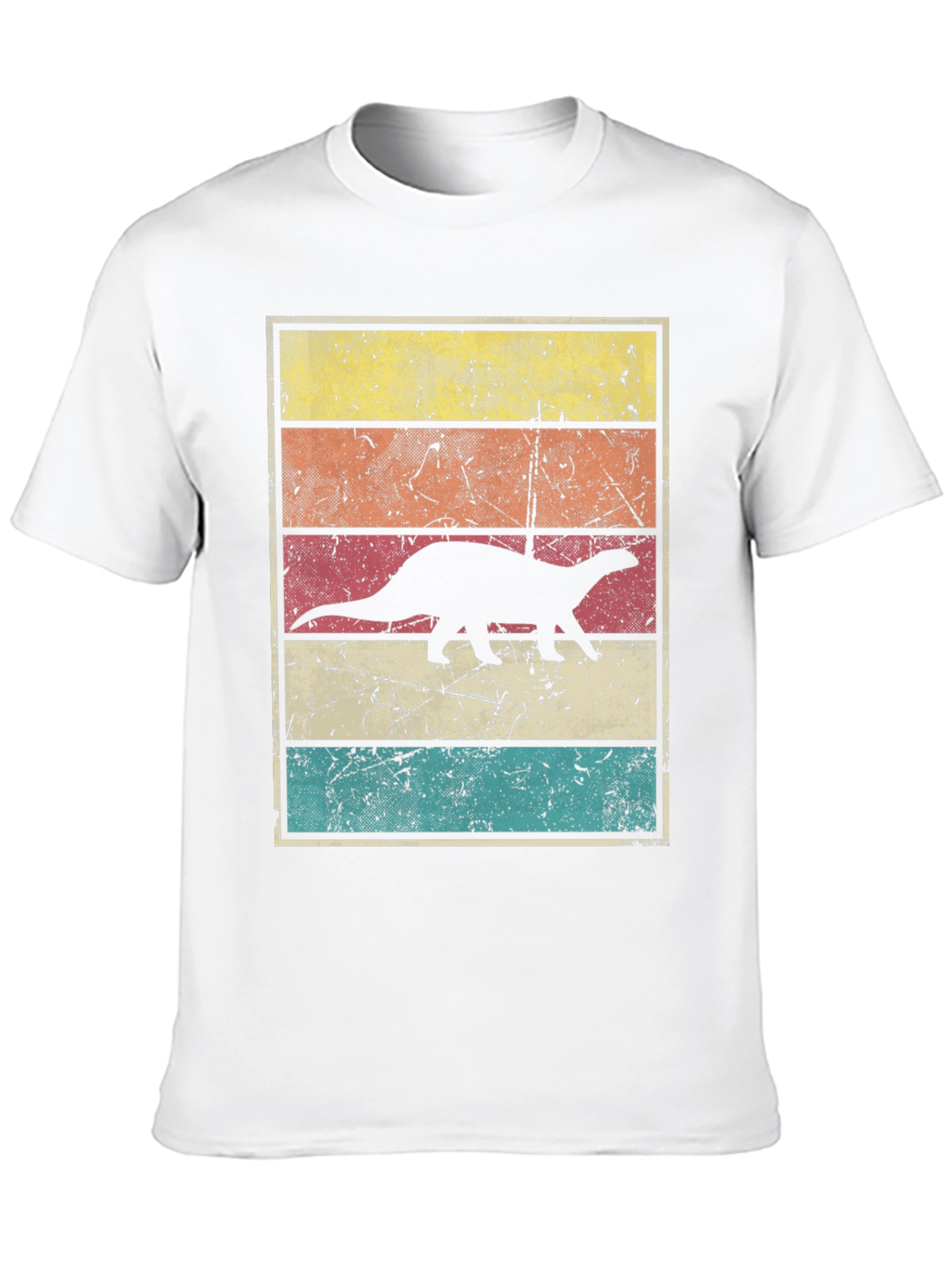 Retro Dinosaur Graphic T-Shirt