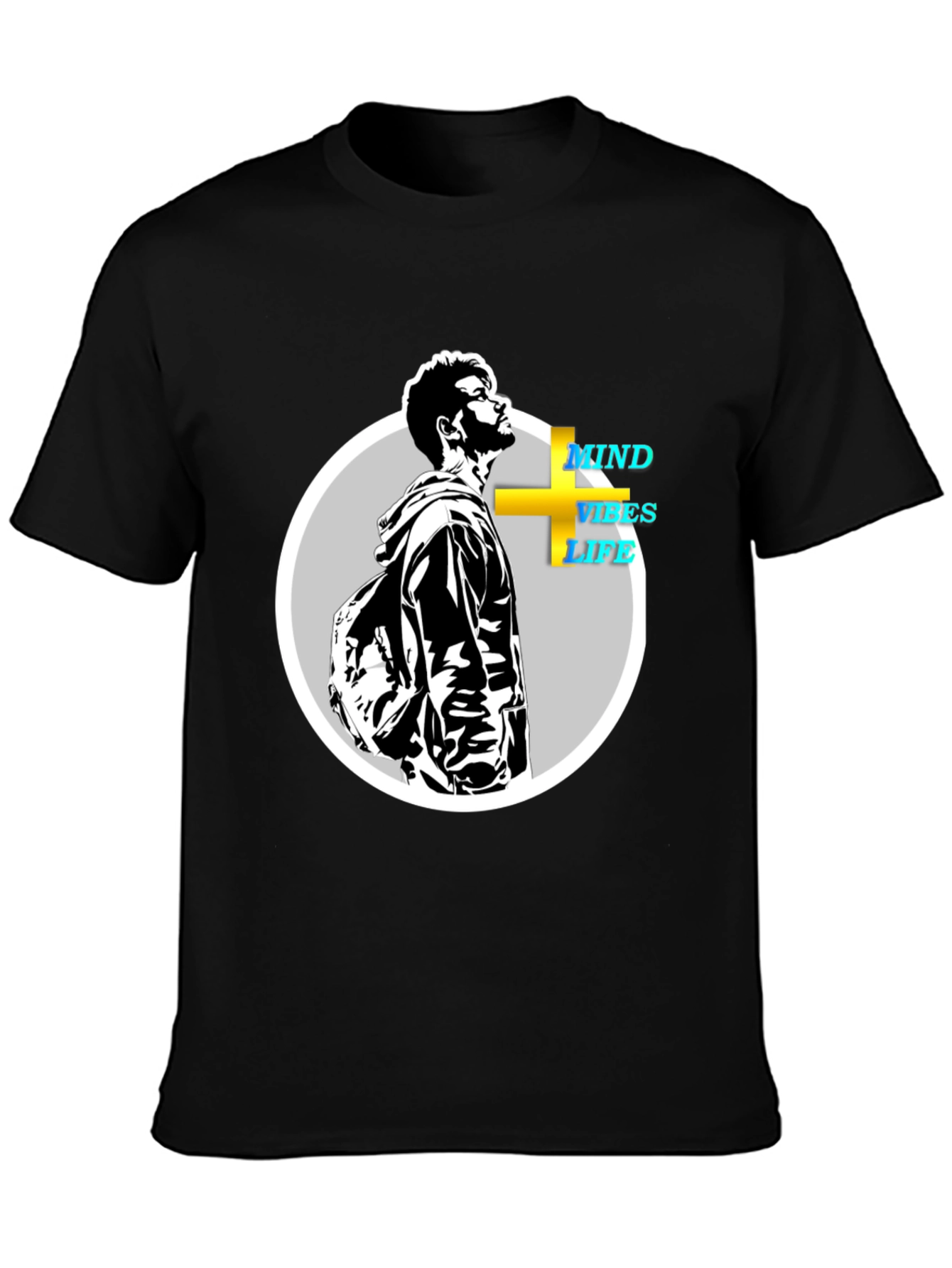 Mind Vibes Life Graphic Tee - Stylish & Unique