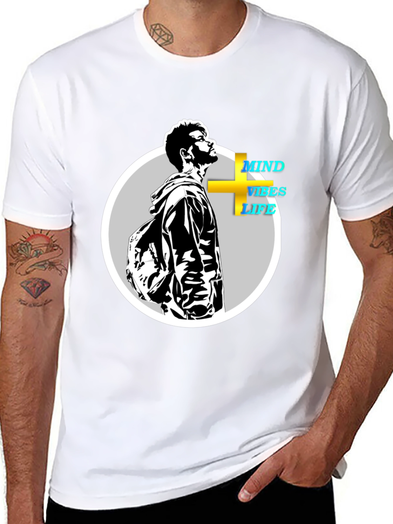 Mind Vibes Life Graphic Tee - Stylish & Unique