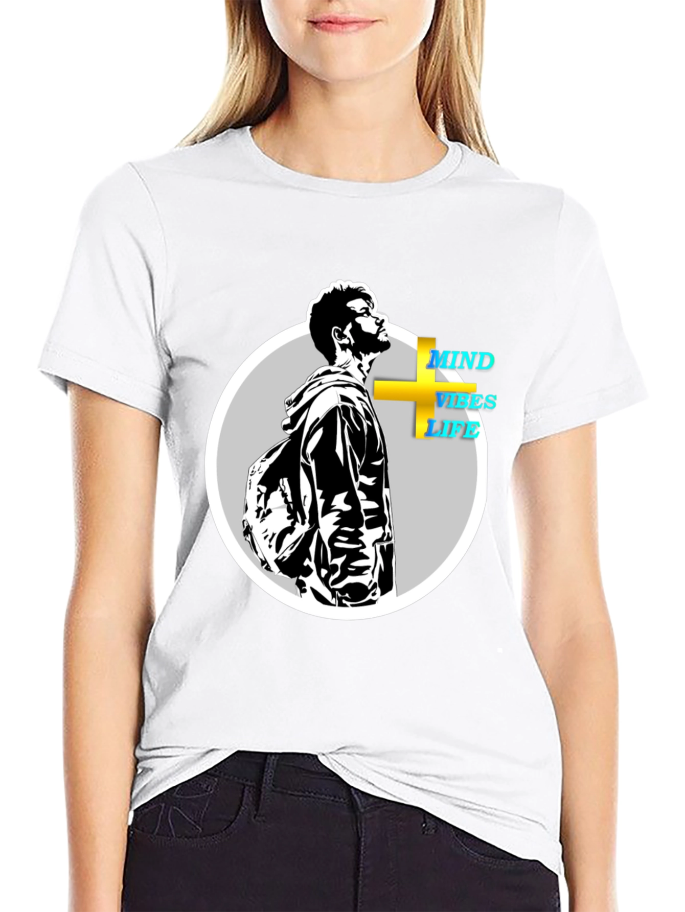 Mind Vibes Life Graphic Tee - Stylish & Unique