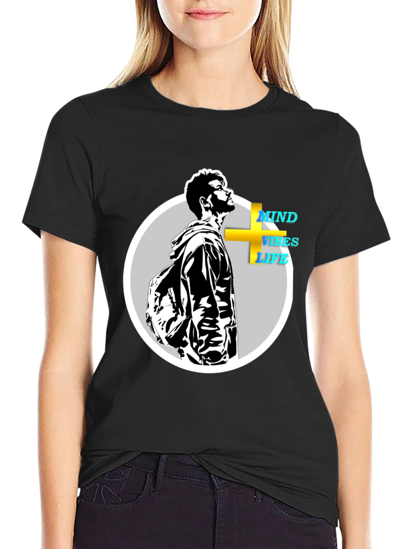 Mind Vibes Life Graphic Tee - Stylish & Unique