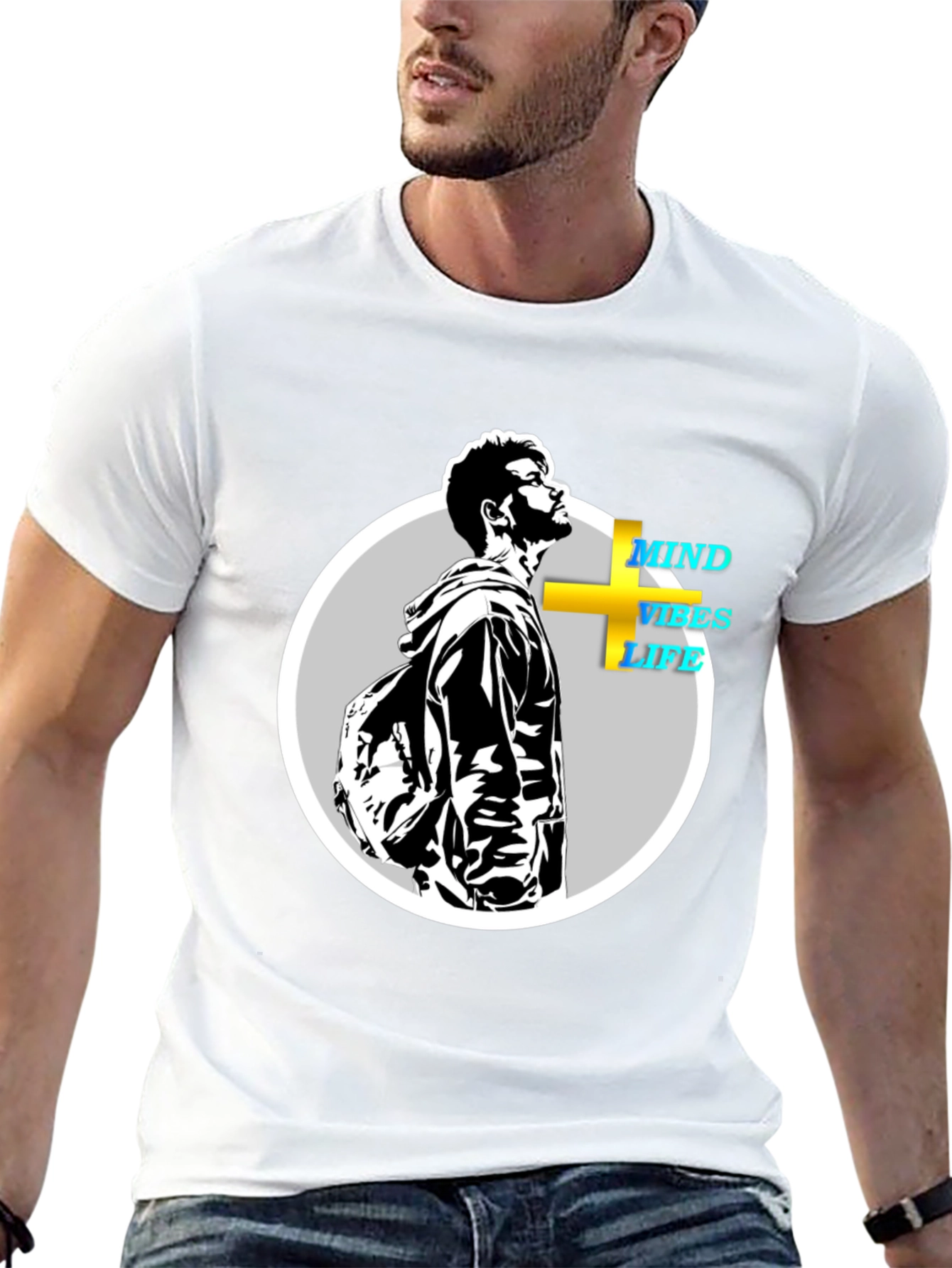 Mind Vibes Life Graphic Tee - Stylish & Unique