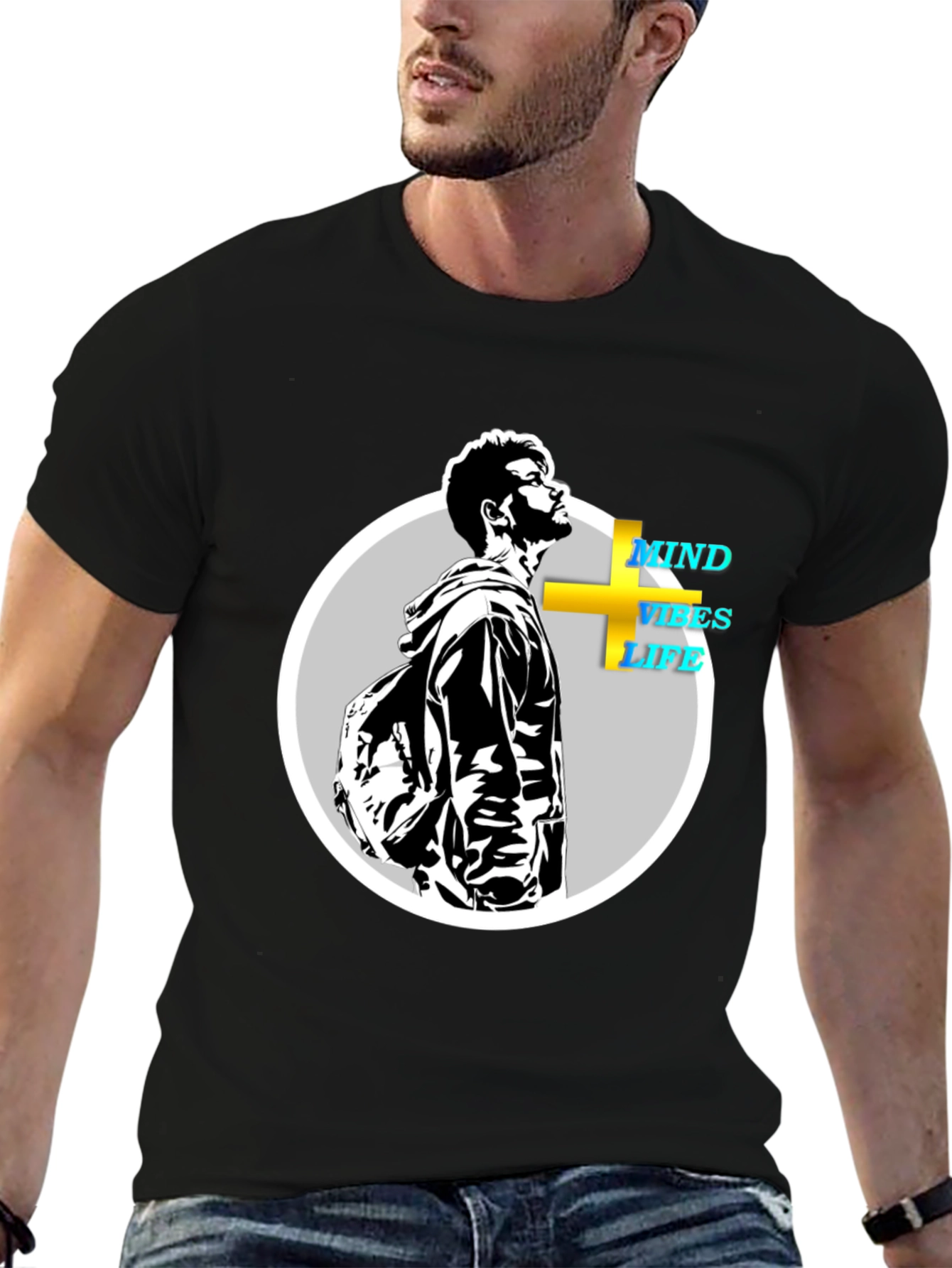 Mind Vibes Life Graphic Tee - Stylish & Unique
