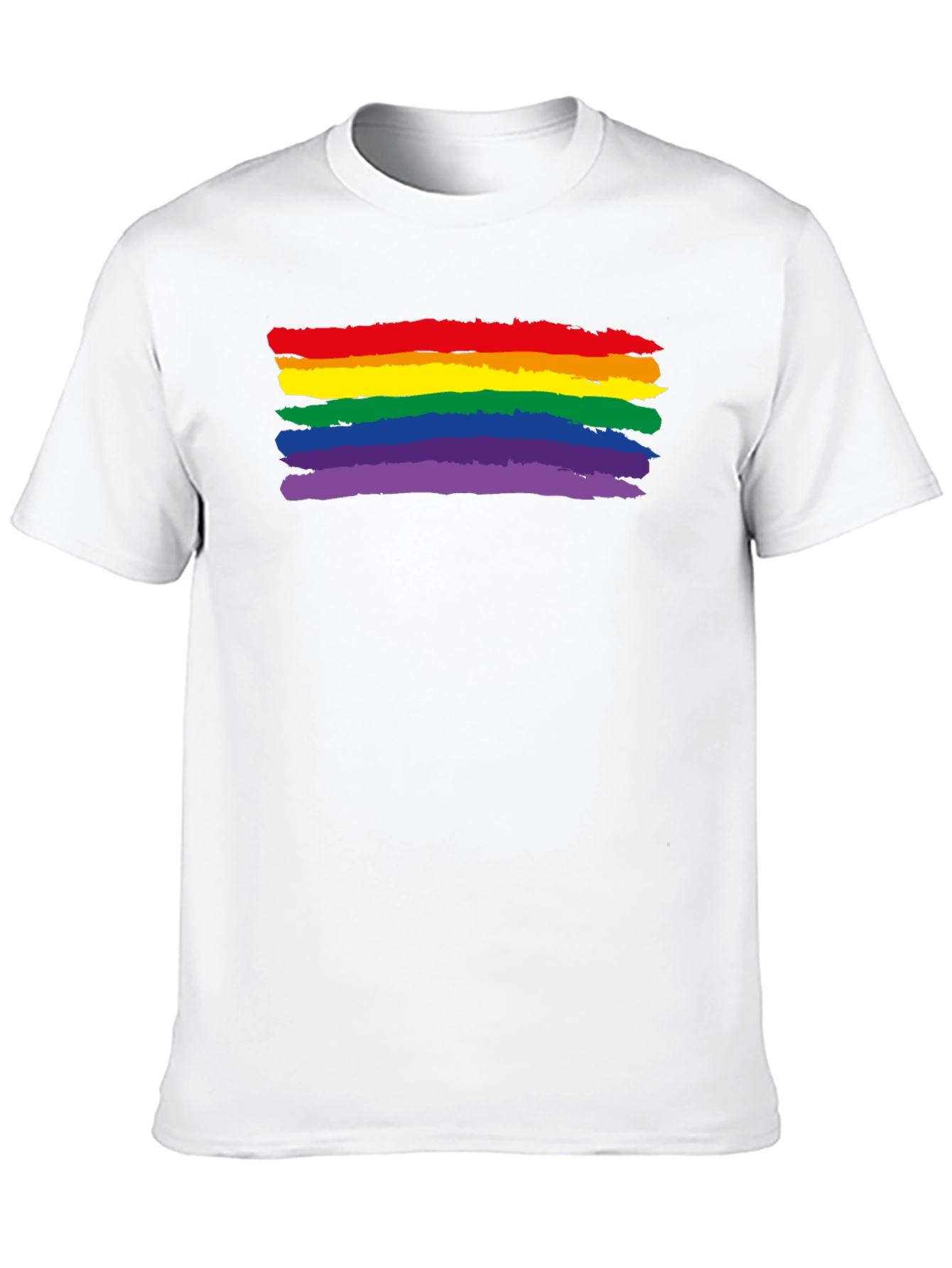 Pride Rainbow T-Shirt - Black Graphic Tee