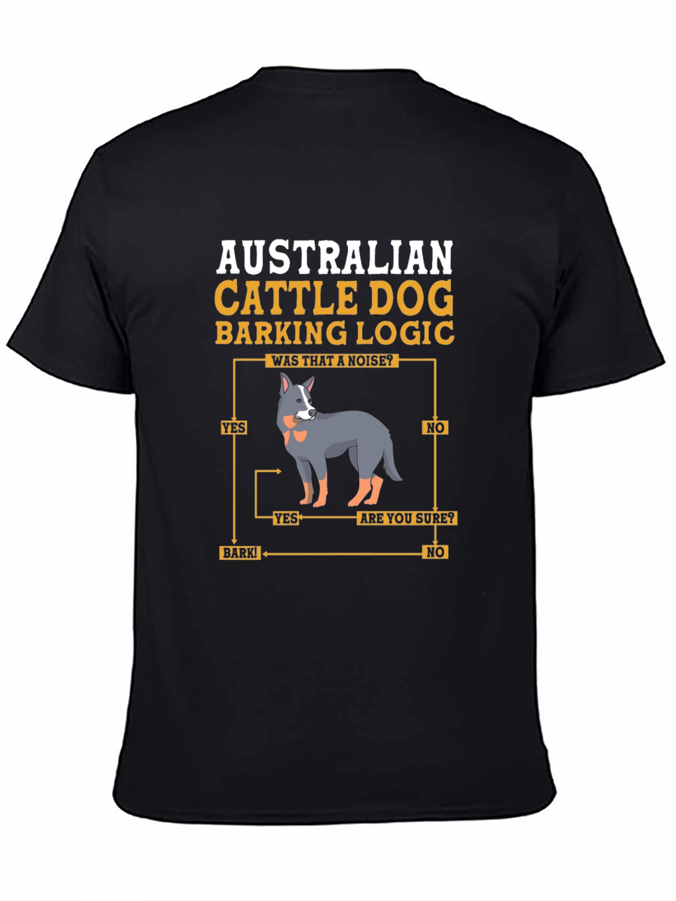 Australian Cattle Dog Barking Logic T-Shirt