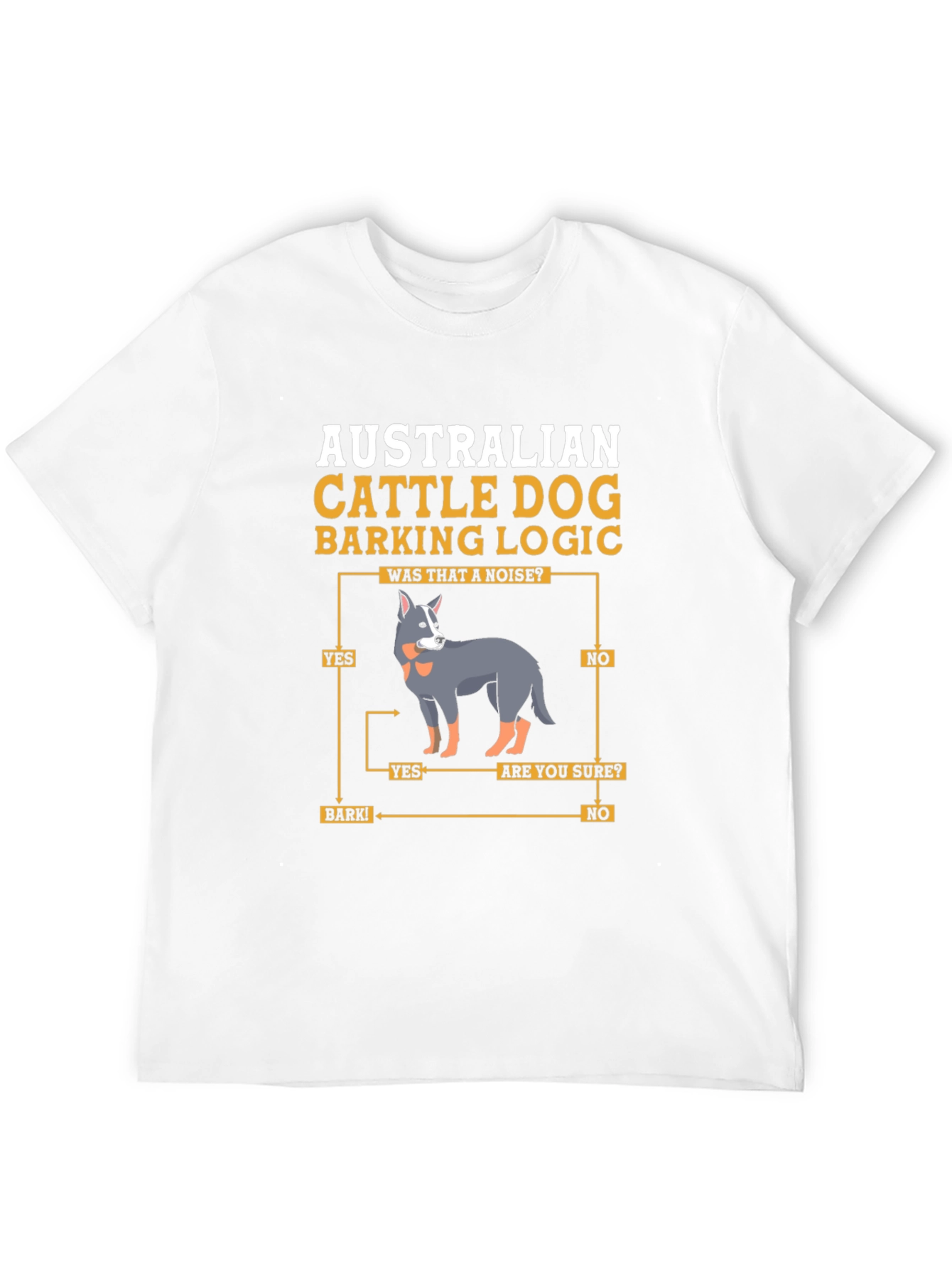 Australian Cattle Dog Barking Logic T-Shirt