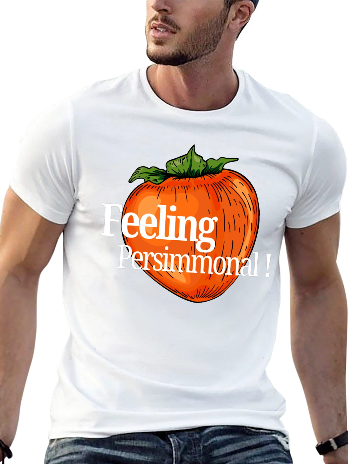 Feeling Persimmonal Black Graphic Tee