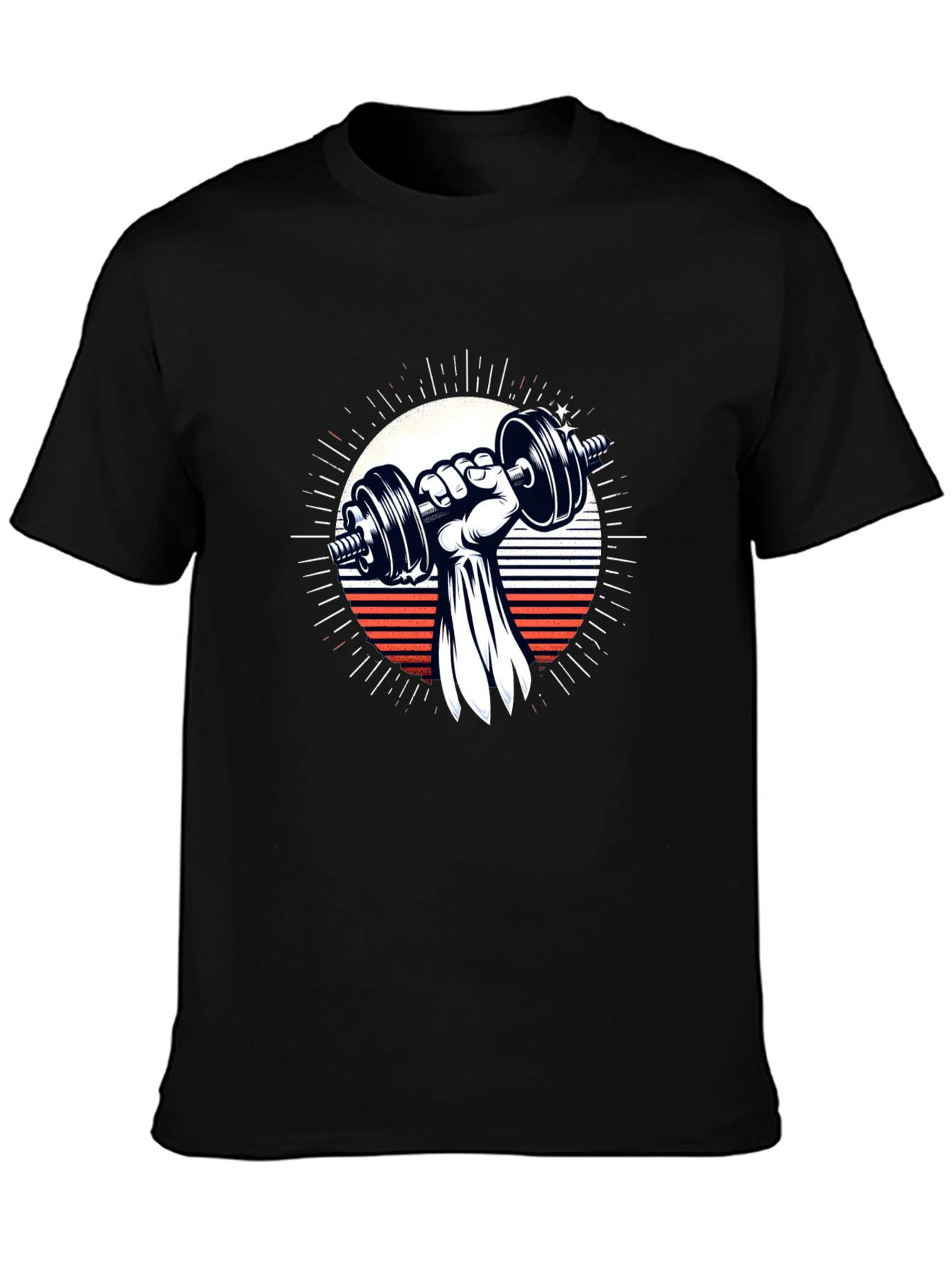 Weightlifting Graphic Tee - Power & Style!